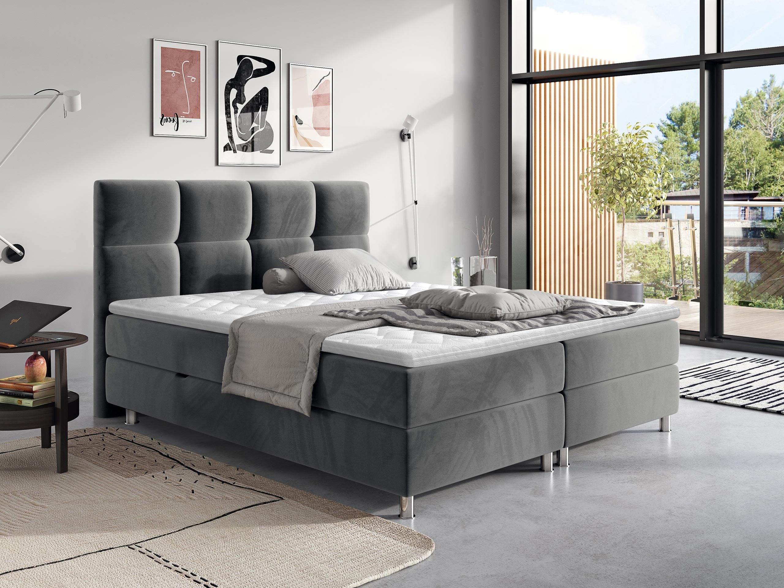 Boxspring postelja ComfiDream Aelion (Fresh 32)