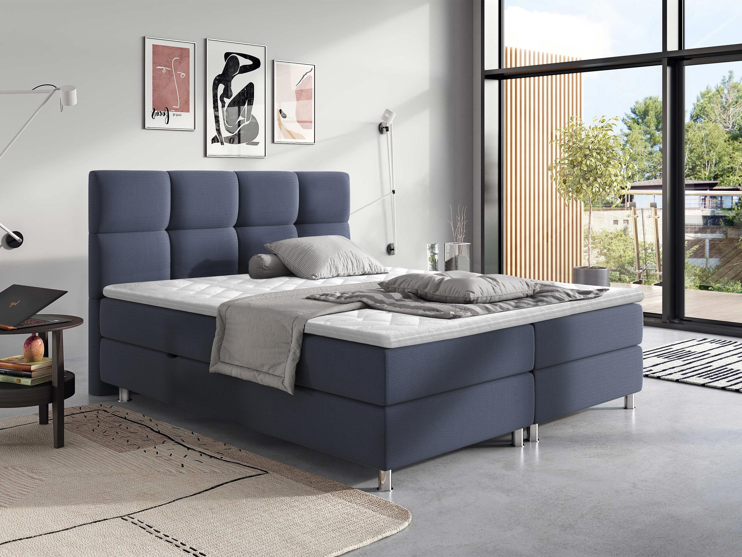 Boxspring postelja ComfiDream Aelion (Sawana 80)
