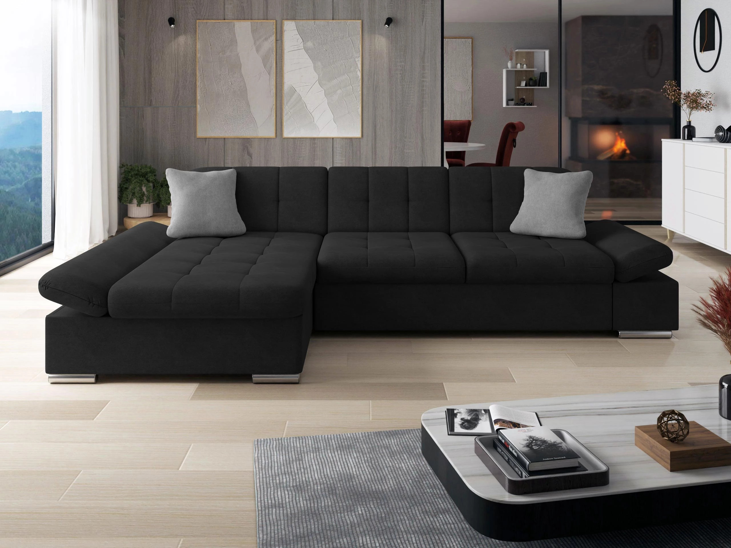 Kotna garnitura Comfivo Serenitas (Uttario Velvet 2980 + Uttario Velvet 2972)