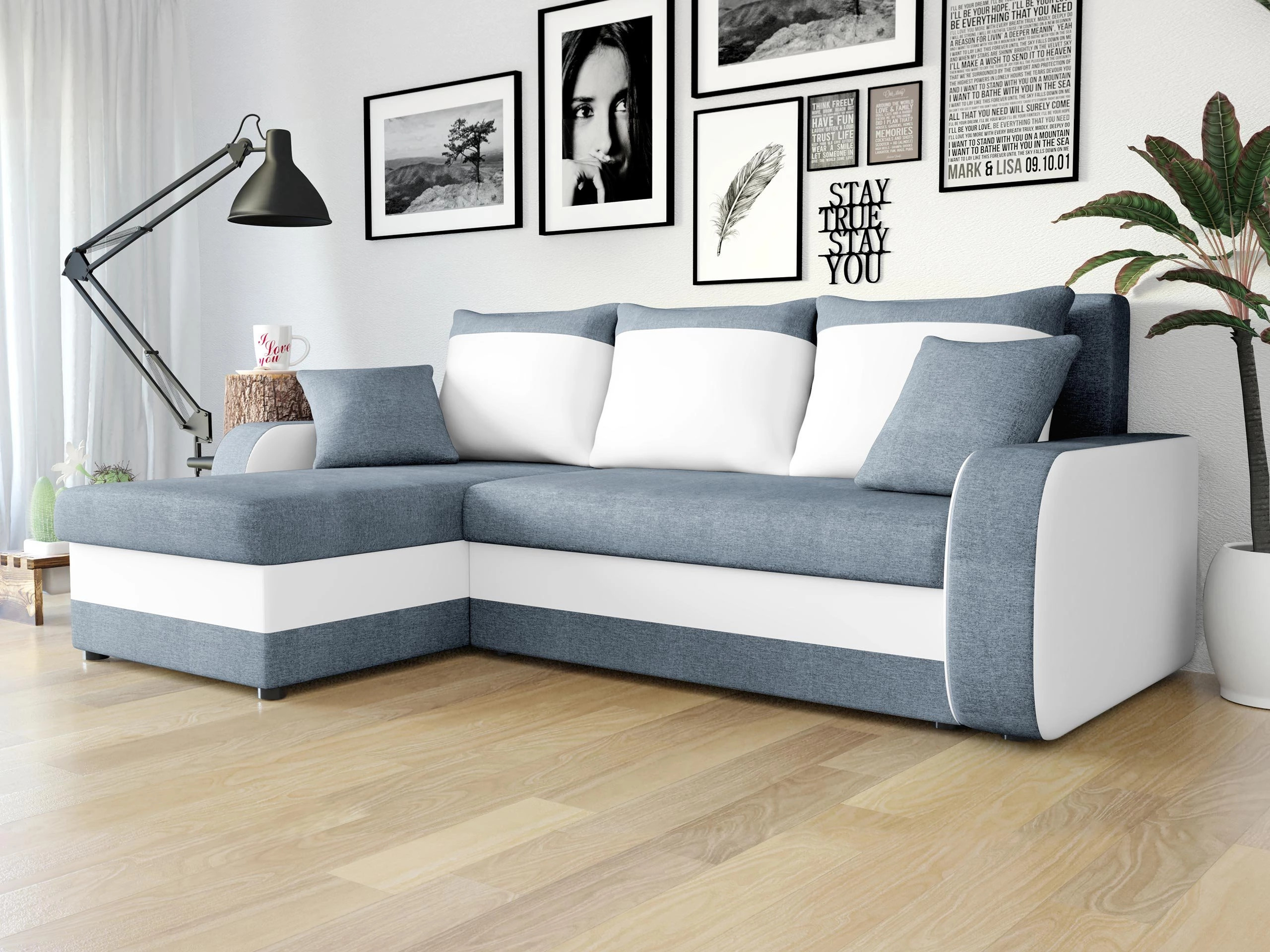 Kotna garnitura Comfivo Melissa (Bristol 2442 + Soft 017)