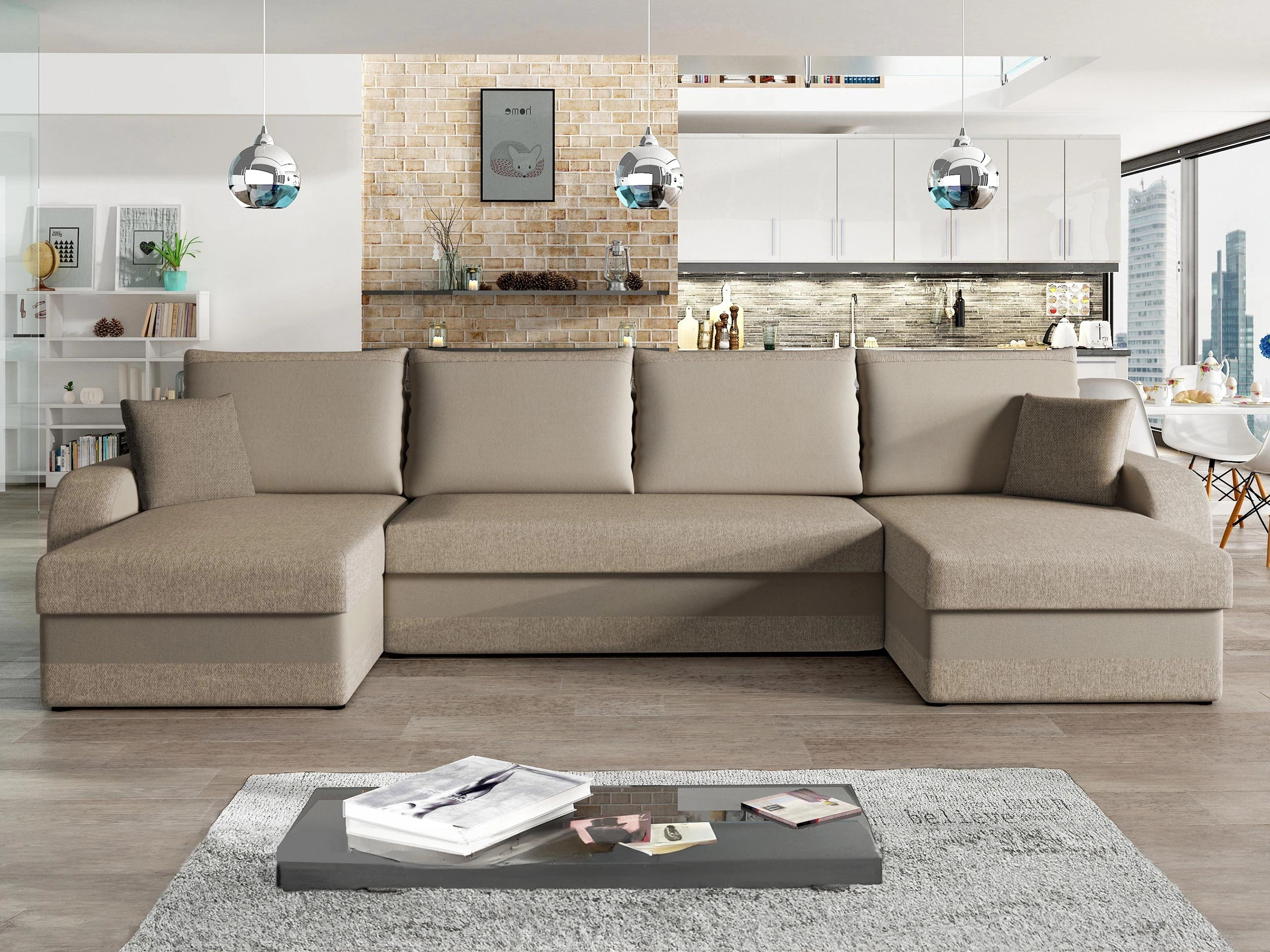 Kotna garnitura Comfivo Melissa III (Tatum 272 + Uttario Velvet 2979)