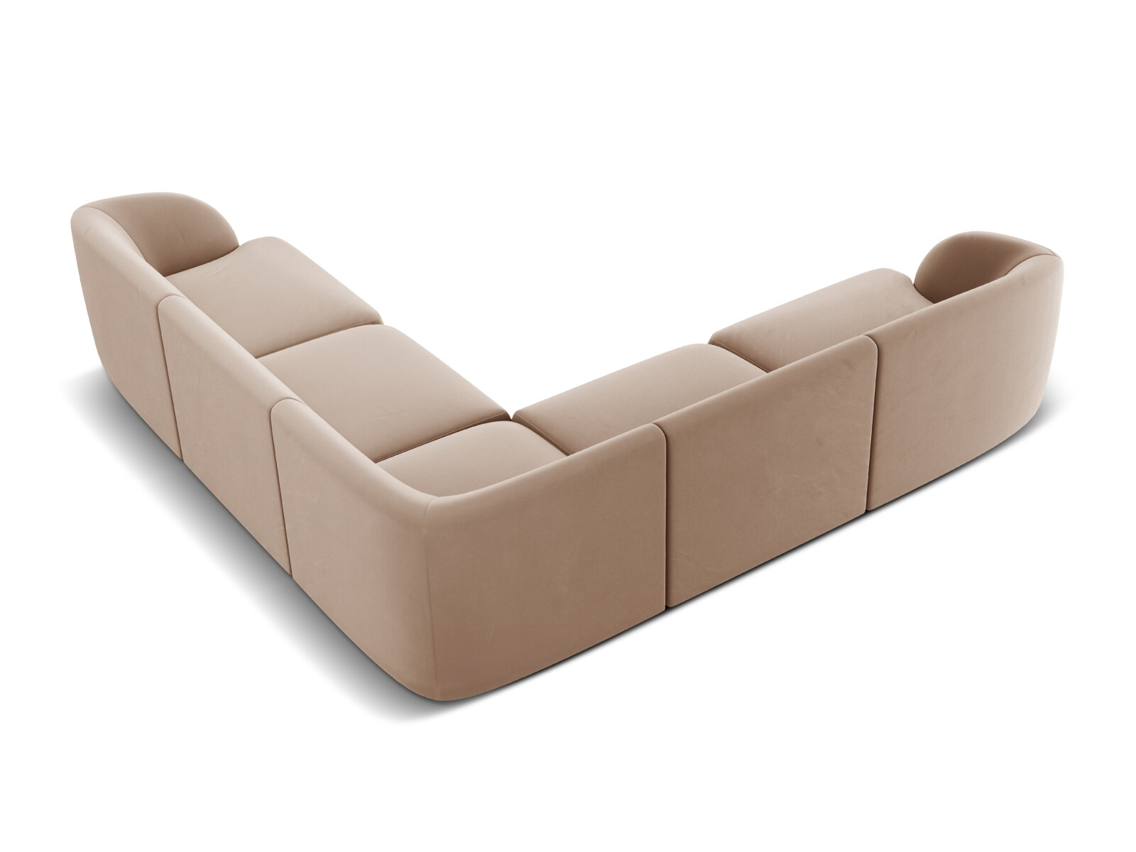 Modularna kotna sedežna garnitura Tivlomi 109 (Bluvel 40)