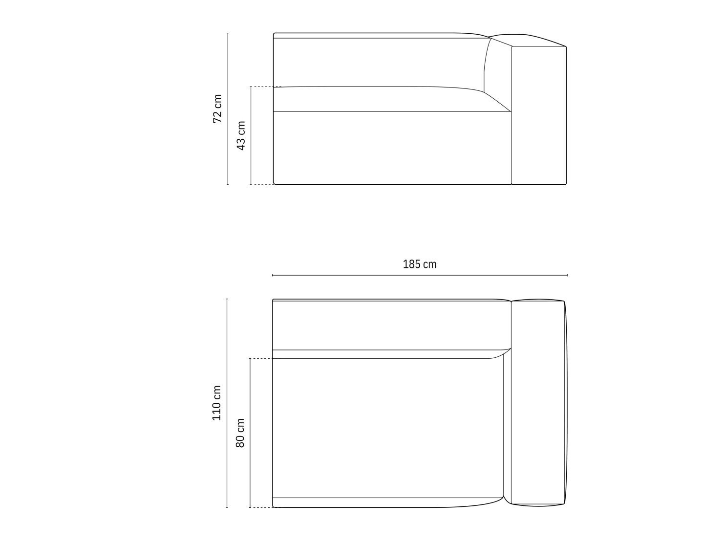 Modularni sedežni element Sonsore 108 (Paris Forest)