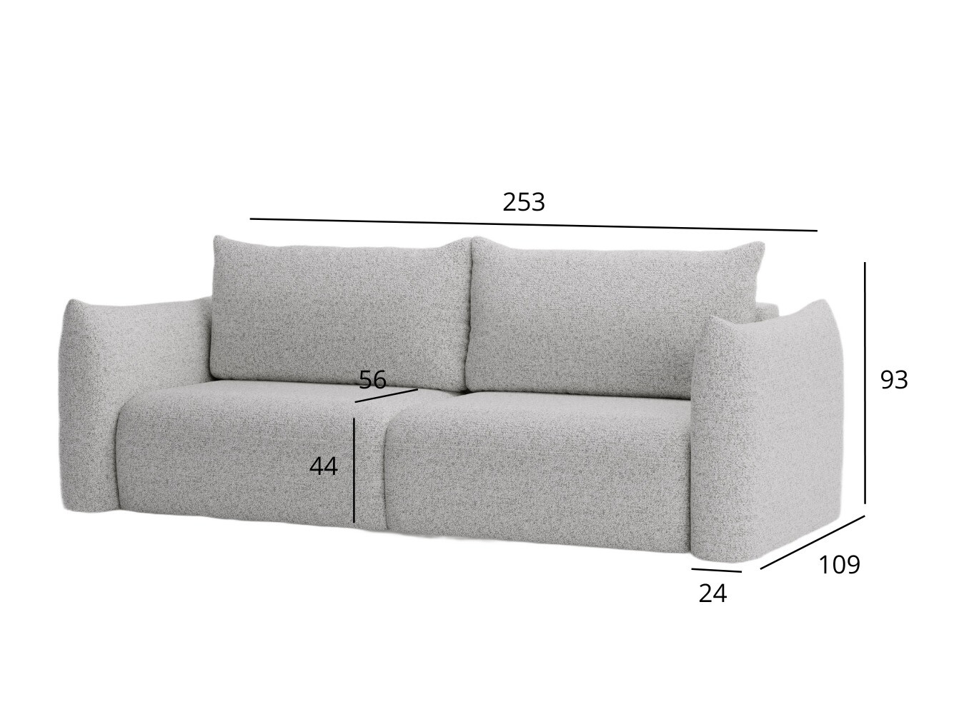 Raztegljiv kavč Bronx 112 (Tilia 03)