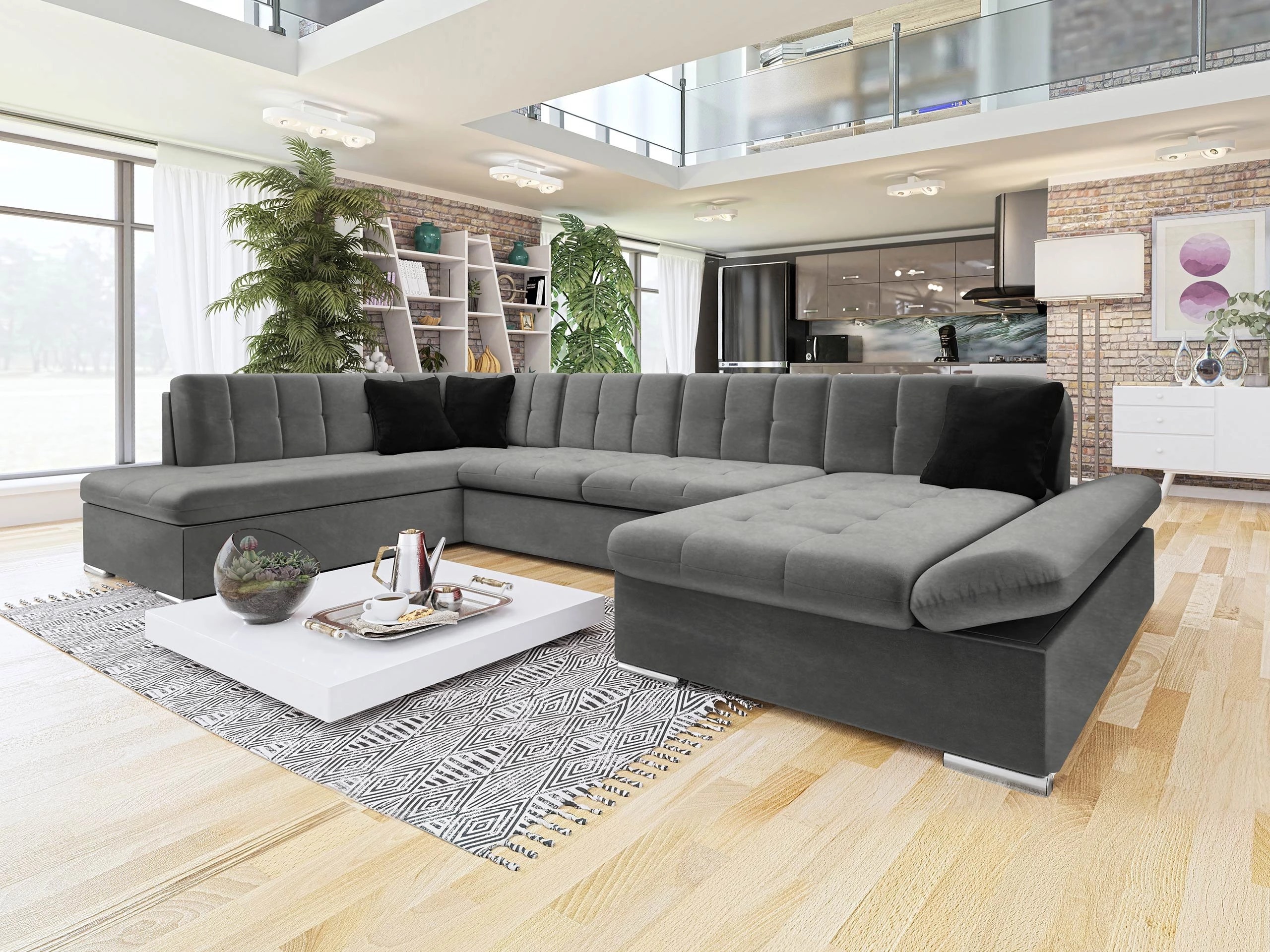 Kotna garnitura Comfivo Tilia I (Magic Velvet 2217 + Magic Velvet 2219)