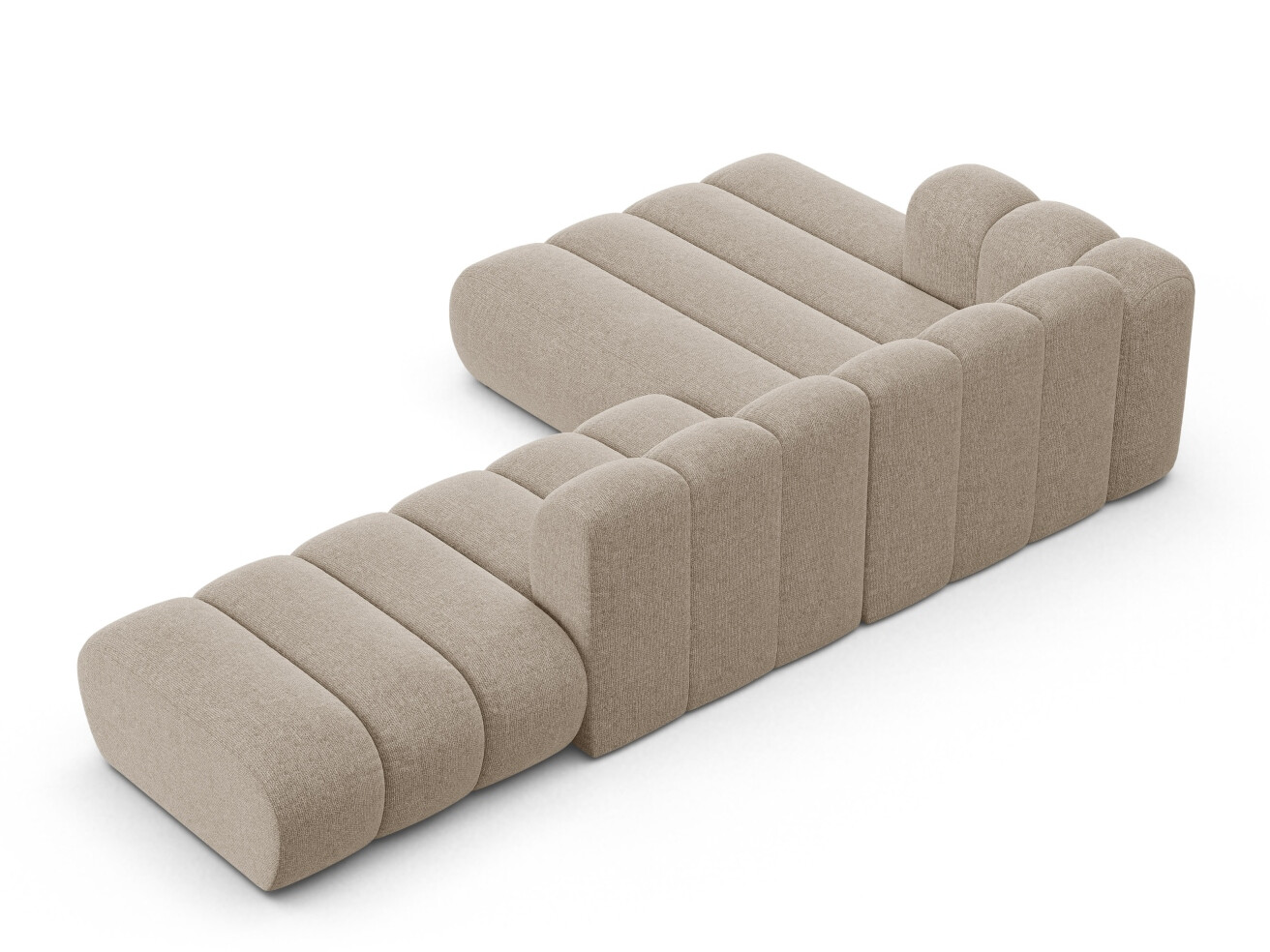 Modularna kotna sedežna garnitura Cirleve 105 (Eden 04 Bež)