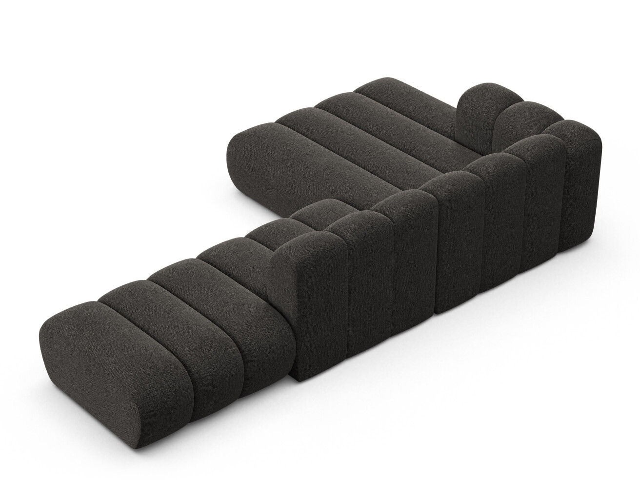 Modularna kotna sedežna garnitura Cirleve 105 (Eden 20 Grafit)