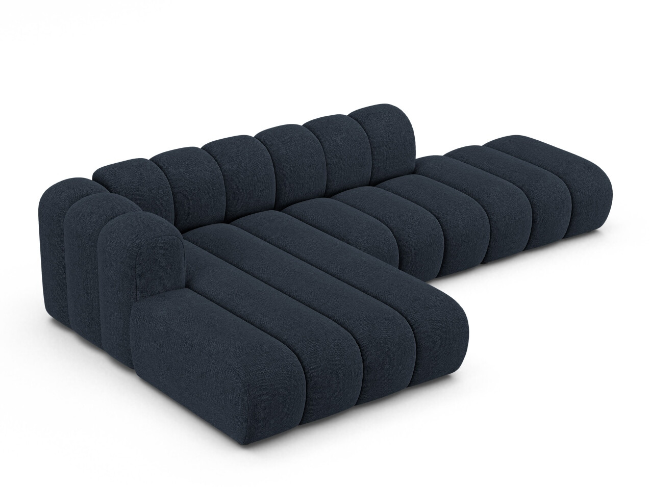 Modularna kotna sedežna garnitura Cirleve 105 (Eden 16 Deep Modra)
