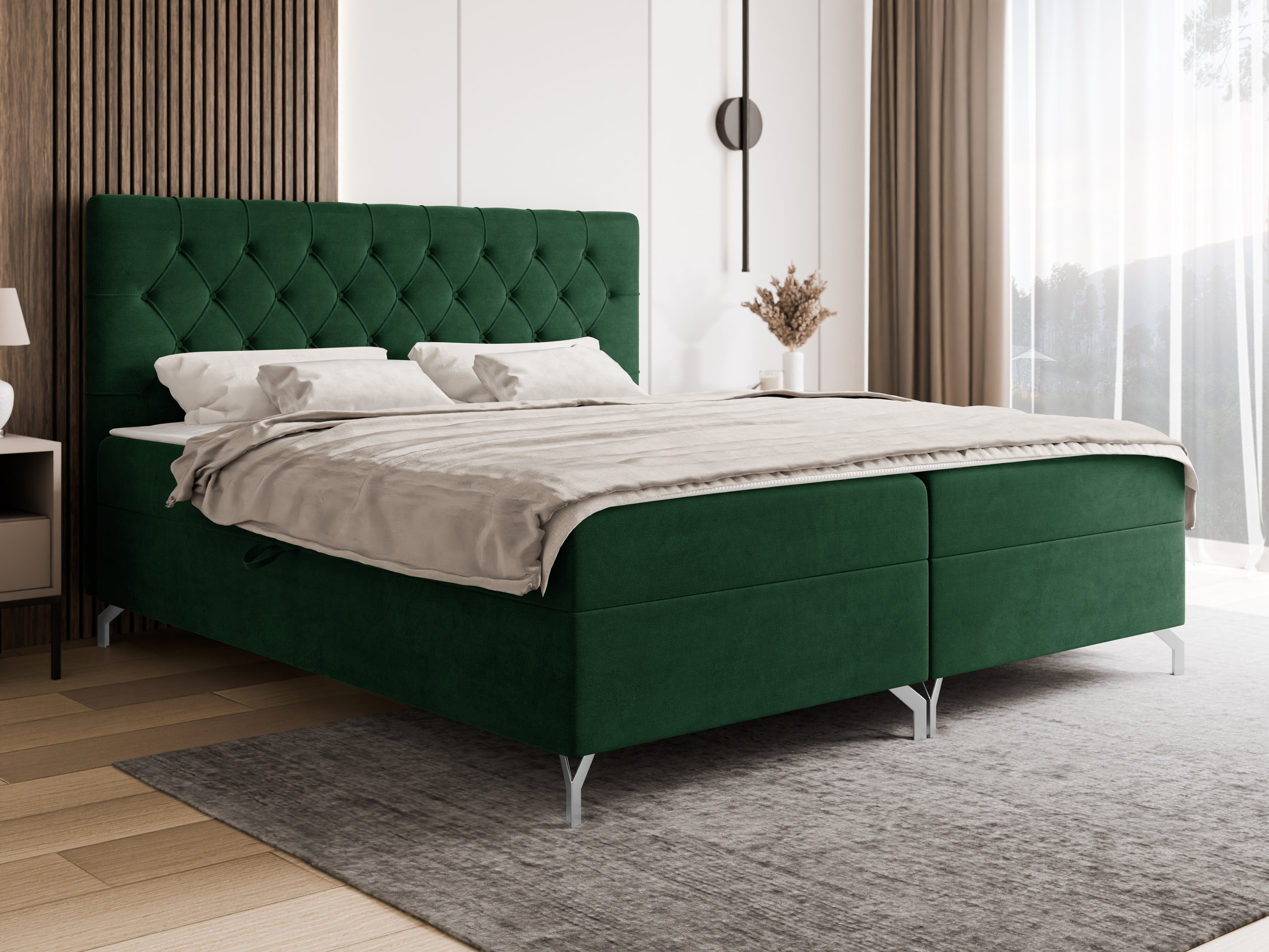 Boxspring postelja Focus (Fresh 13)