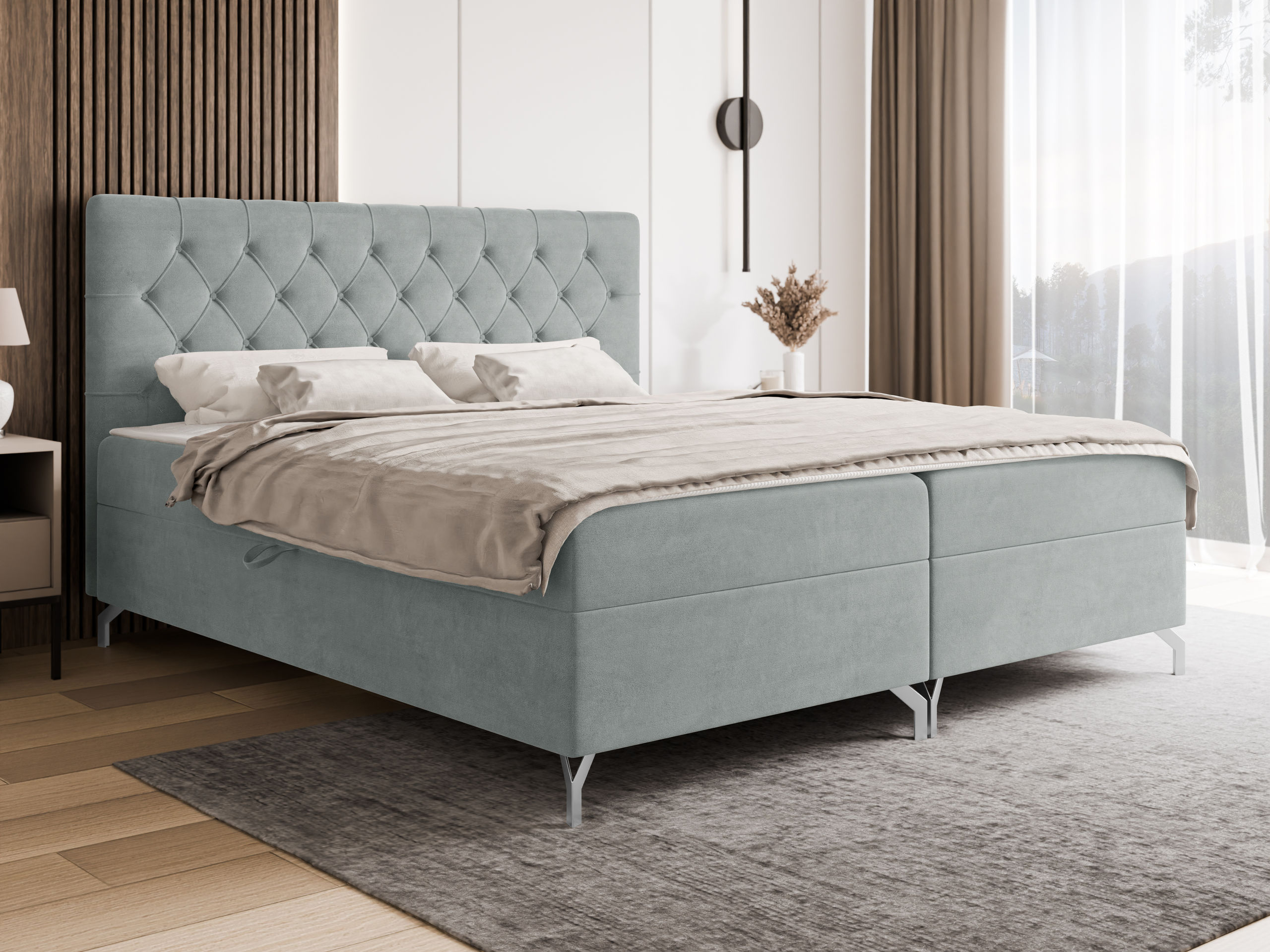 Boxspring postelja Focus (Fresh 33)