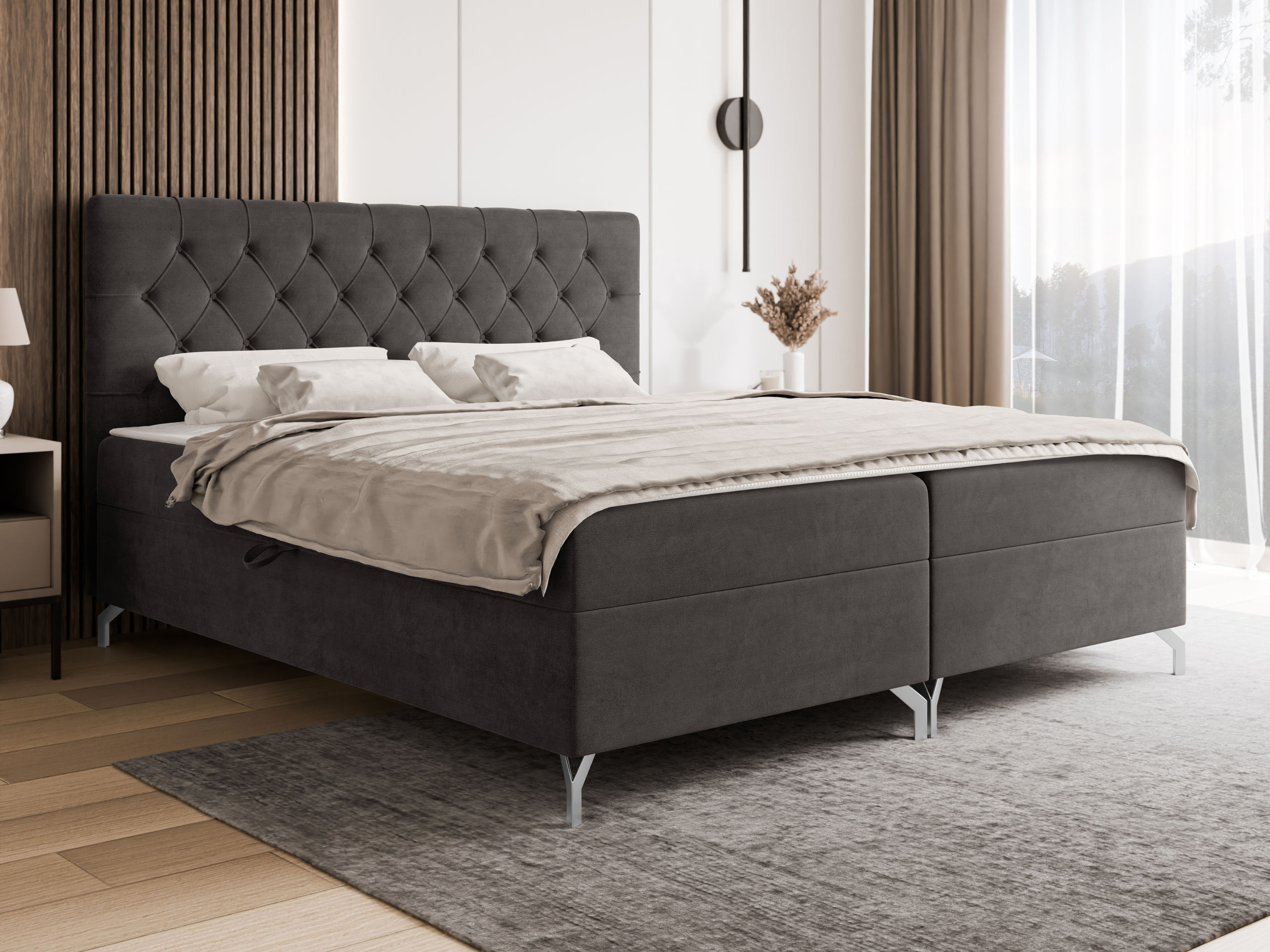 Boxspring postelja Focus (Fresh 38)