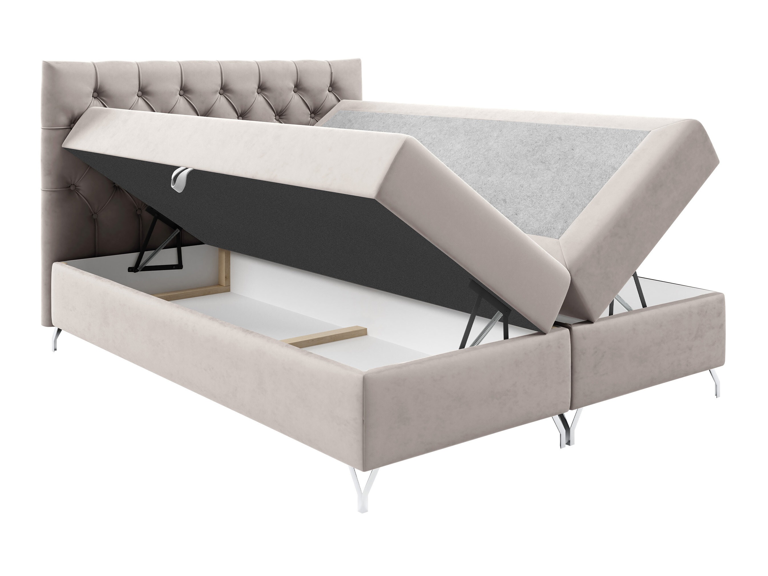 Boxspring postelja Focus (Fresh 01)