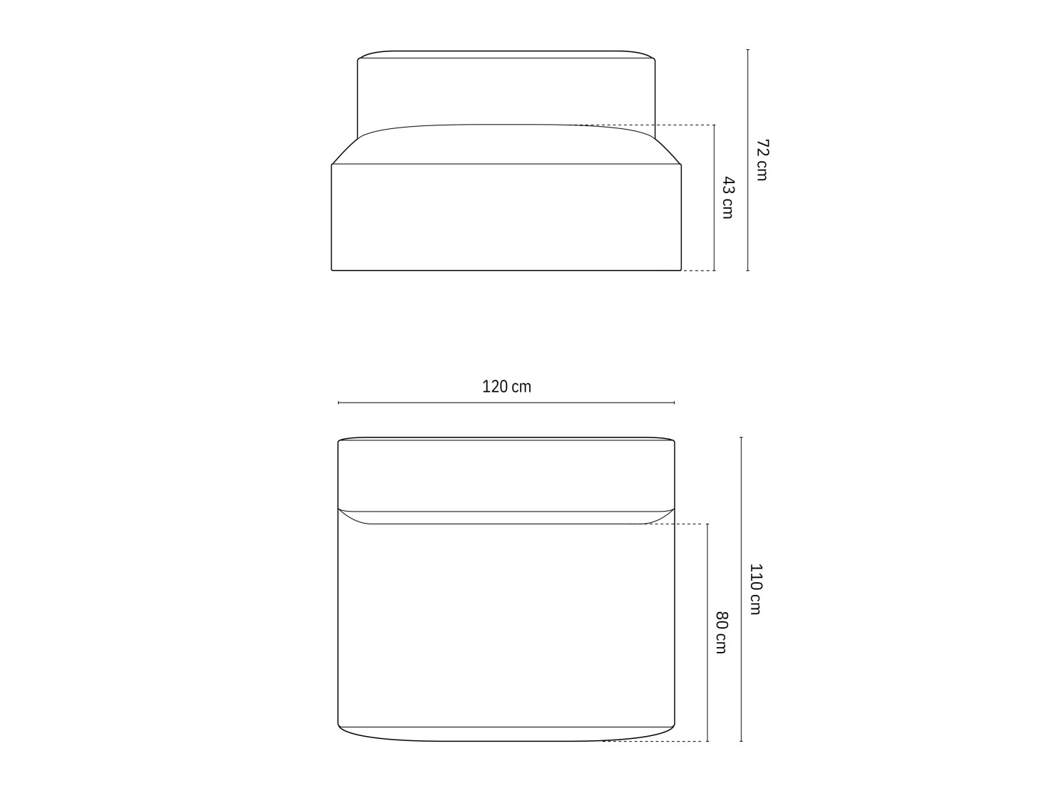 Modularni fotelj Sonsore 110 (Liberty 05)