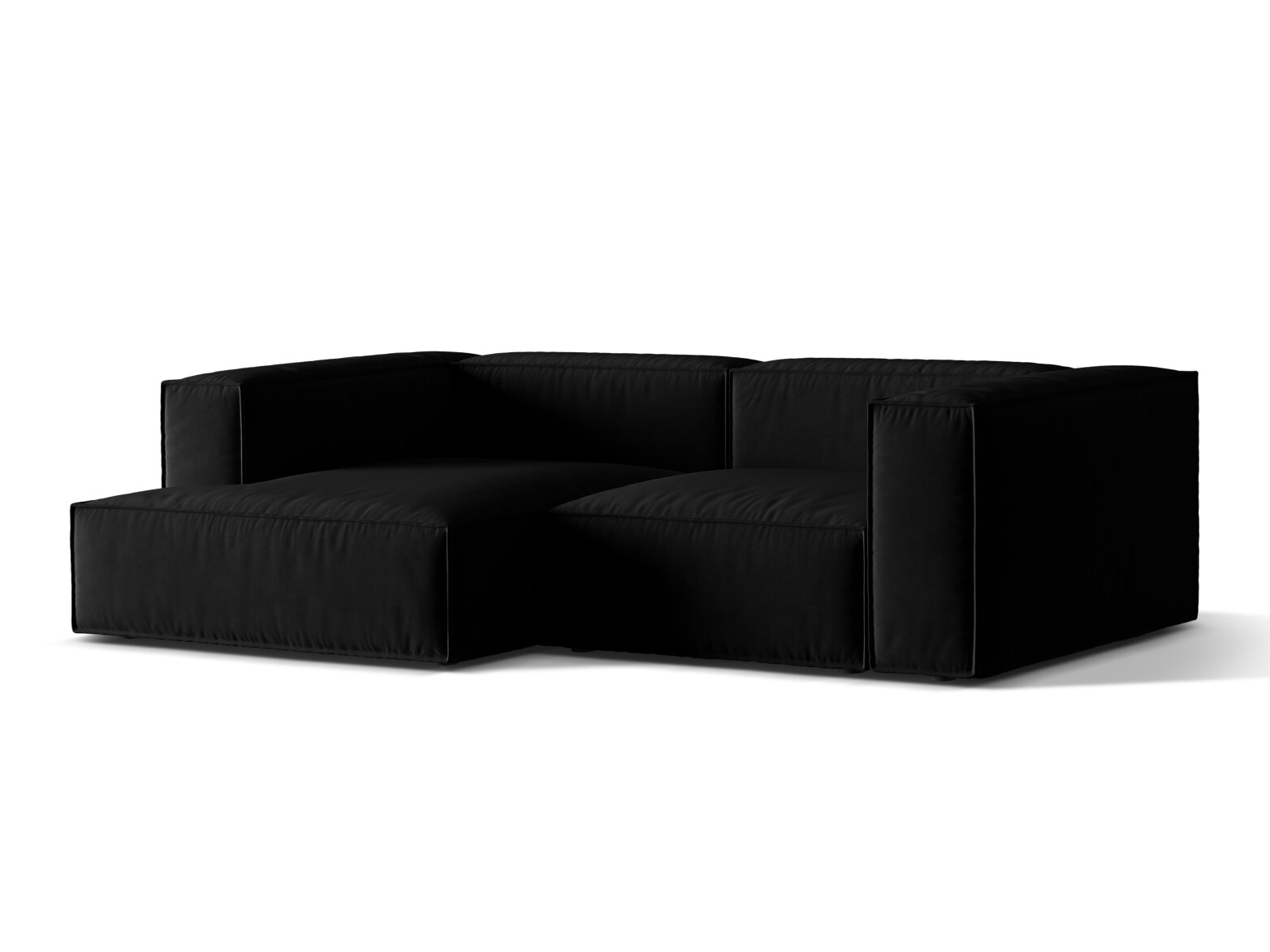 Modularna kotna sedežna garnitura Sonsore 113 (Paris Black)