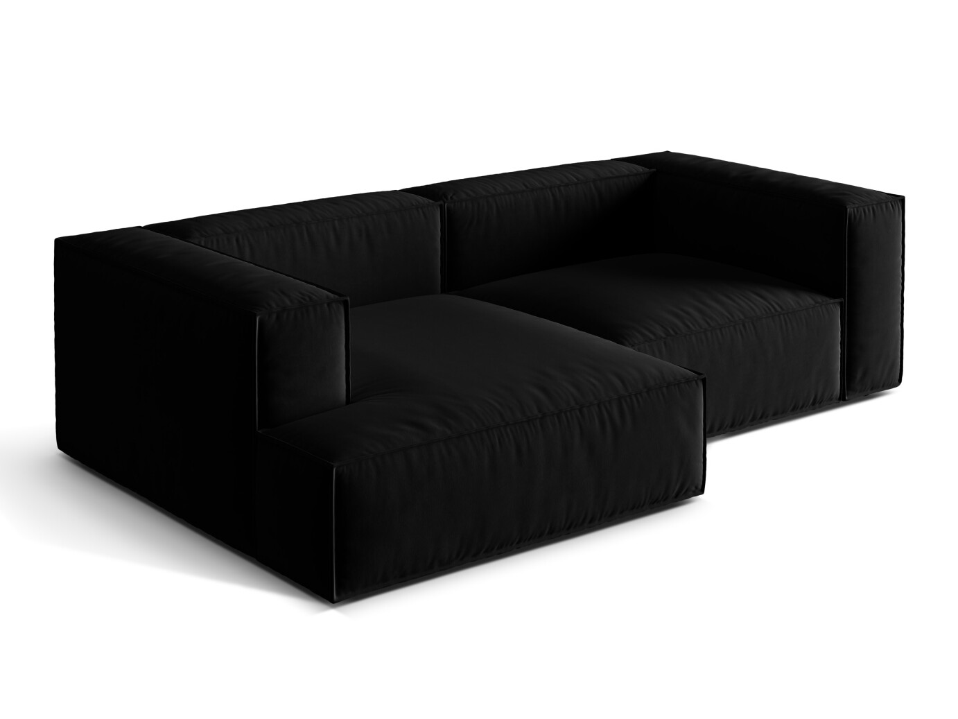Modularna kotna sedežna garnitura Sonsore 113 (Paris Black)