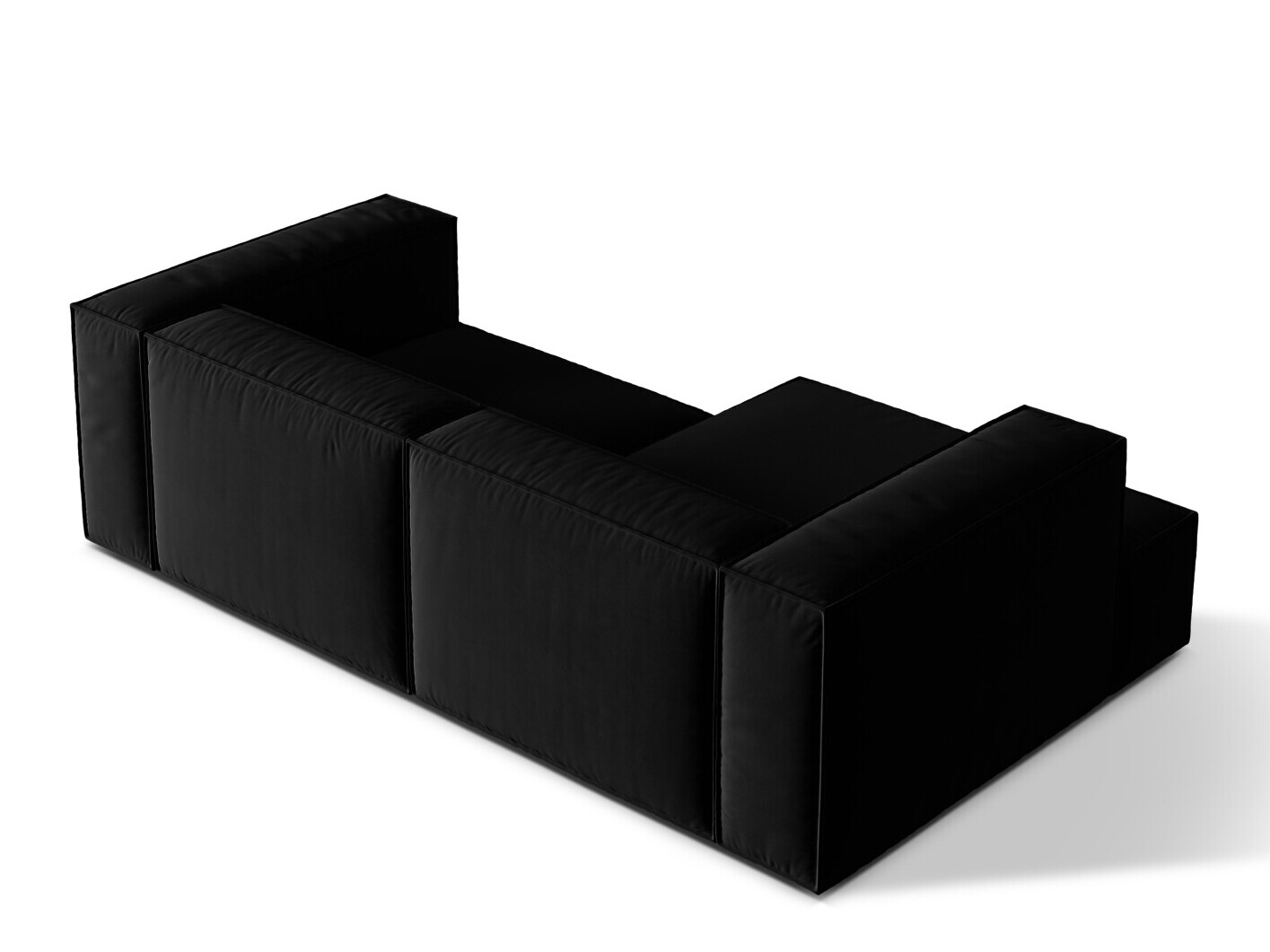 Modularna kotna sedežna garnitura Sonsore 113 (Paris Black)