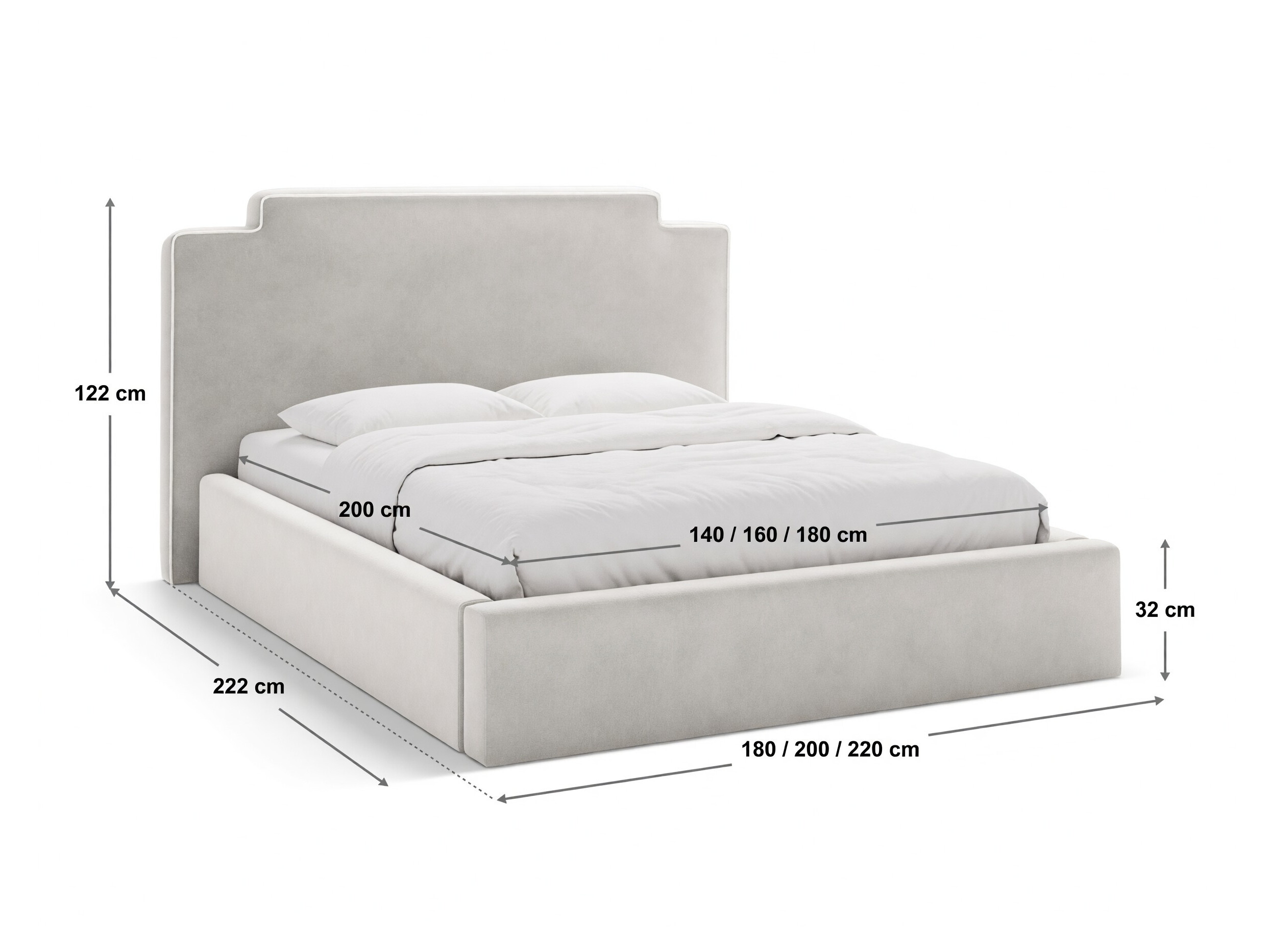 Postelja Beckley 359 (Magic Velvet 2256 + Magic Velvet 2257)