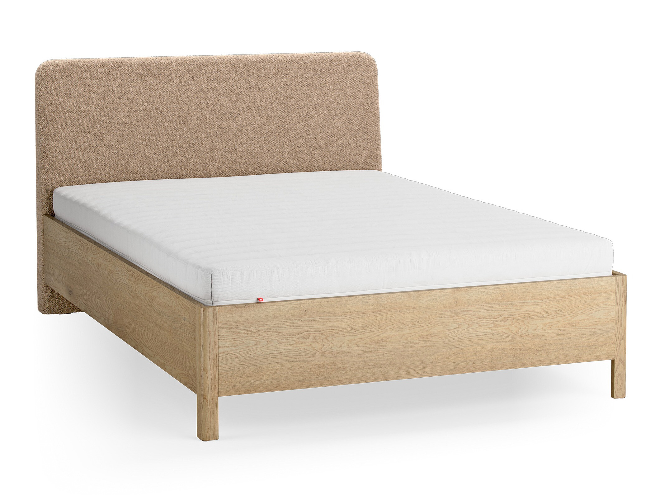 Postelja Ruvcamu 118 (Hrast + Bež)