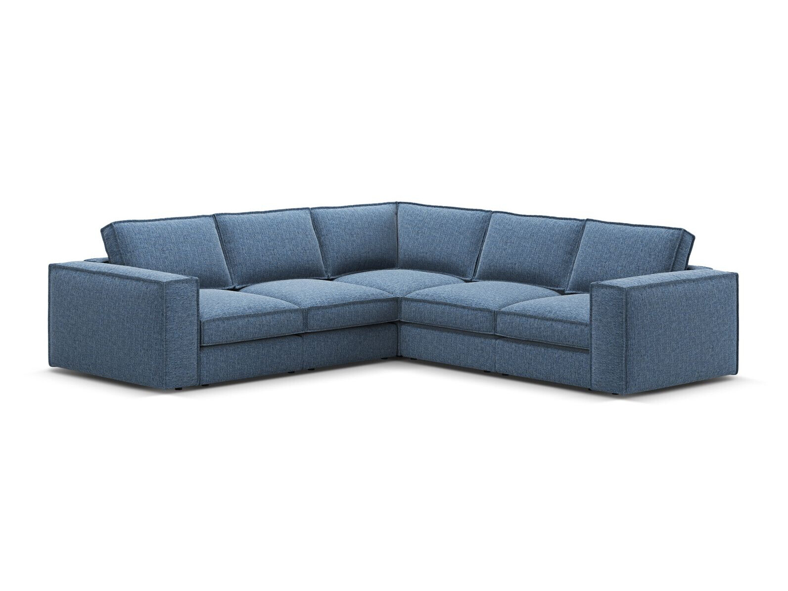 Modularna kotna sedežna garnitura Dalodei 113 (Babel Blue)