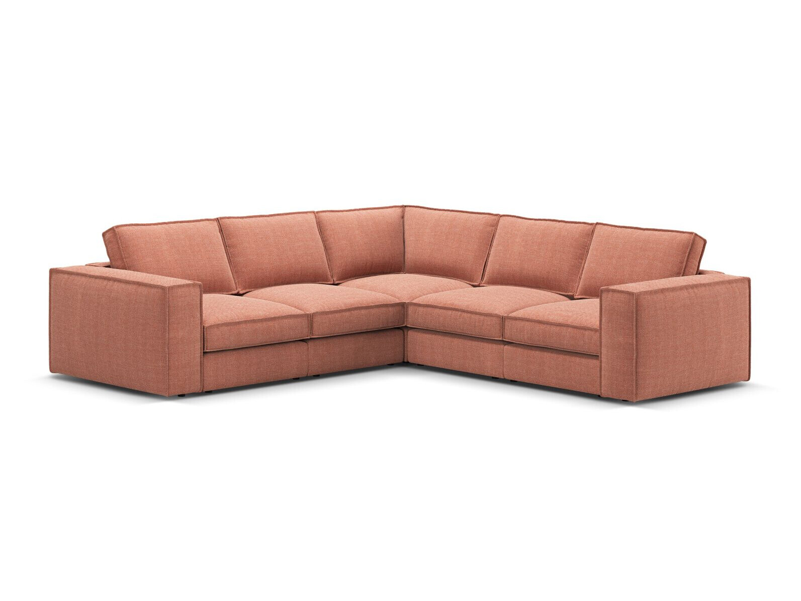 Modularna kotna sedežna garnitura Dalodei 113 (Babel Red)