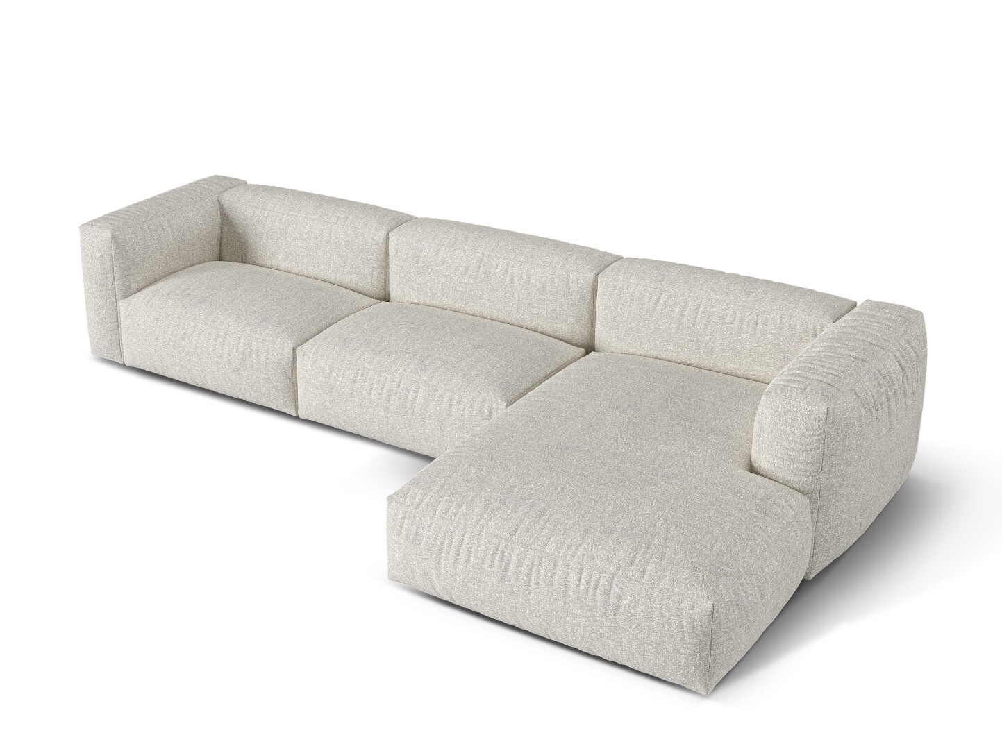 Modularna kotna sedežna garnitura Sorcoro 120 (Monet Pearl)