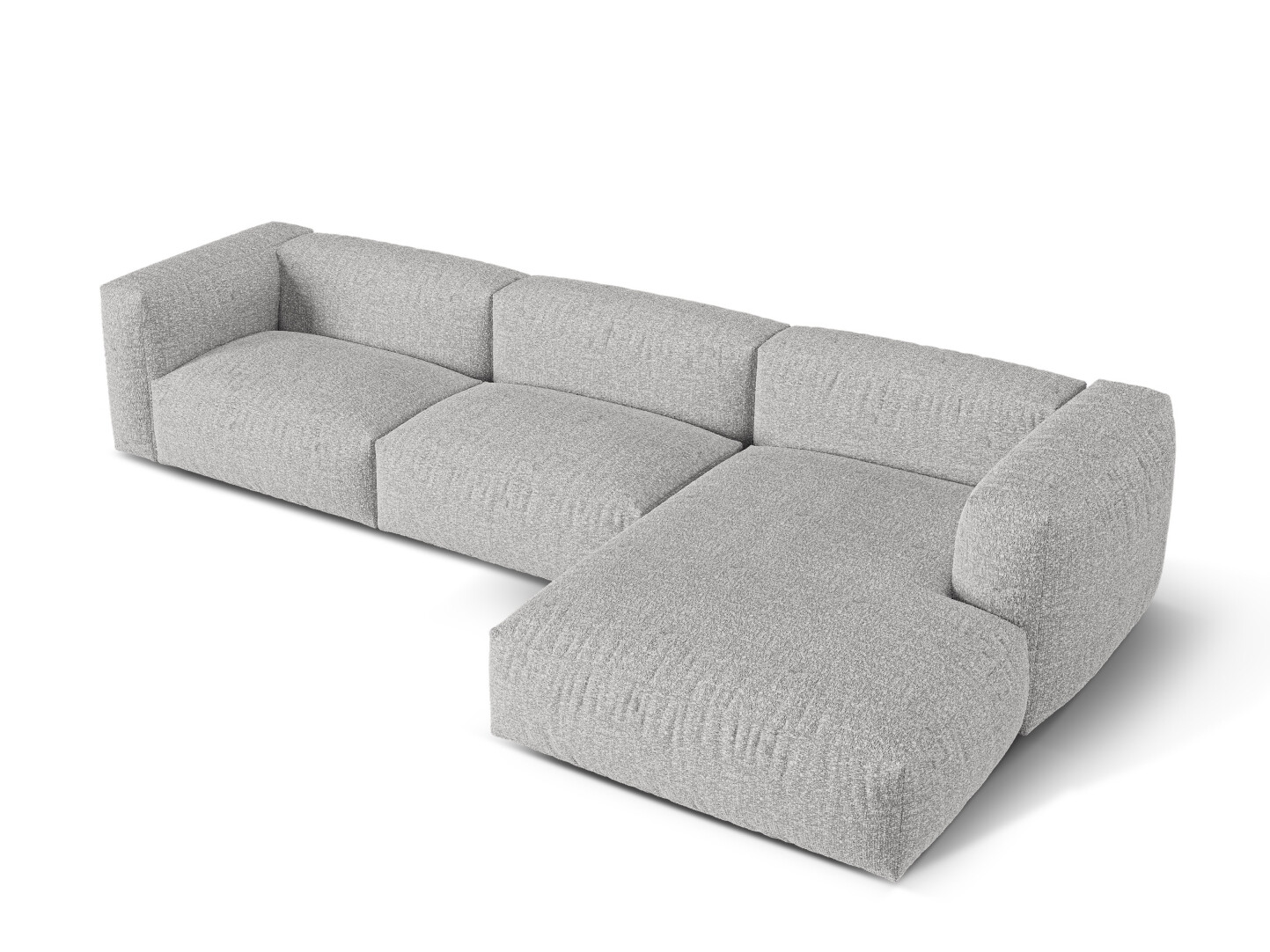 Modularna kotna sedežna garnitura Sorcoro 120 (Monet Silver)