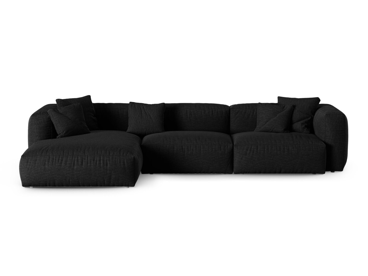 Modularna kotna sedežna garnitura Sorcoro 121 (Boston Black)