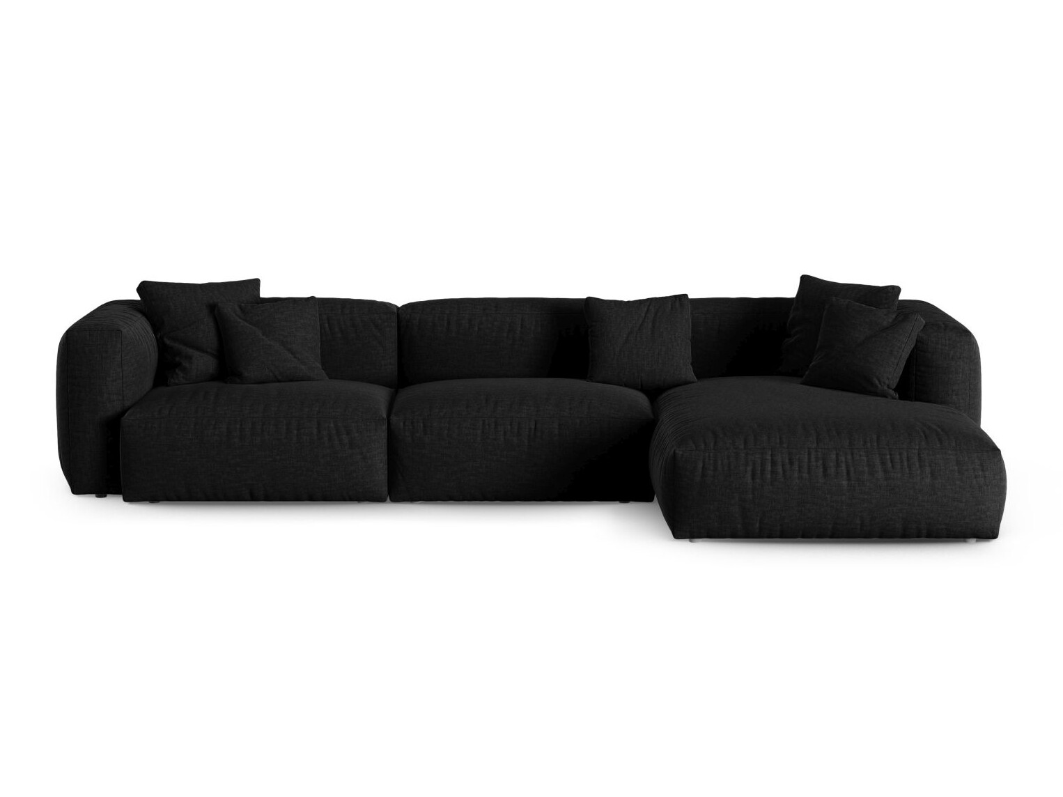 Modularna kotna sedežna garnitura Sorcoro 121 (Boston Black)
