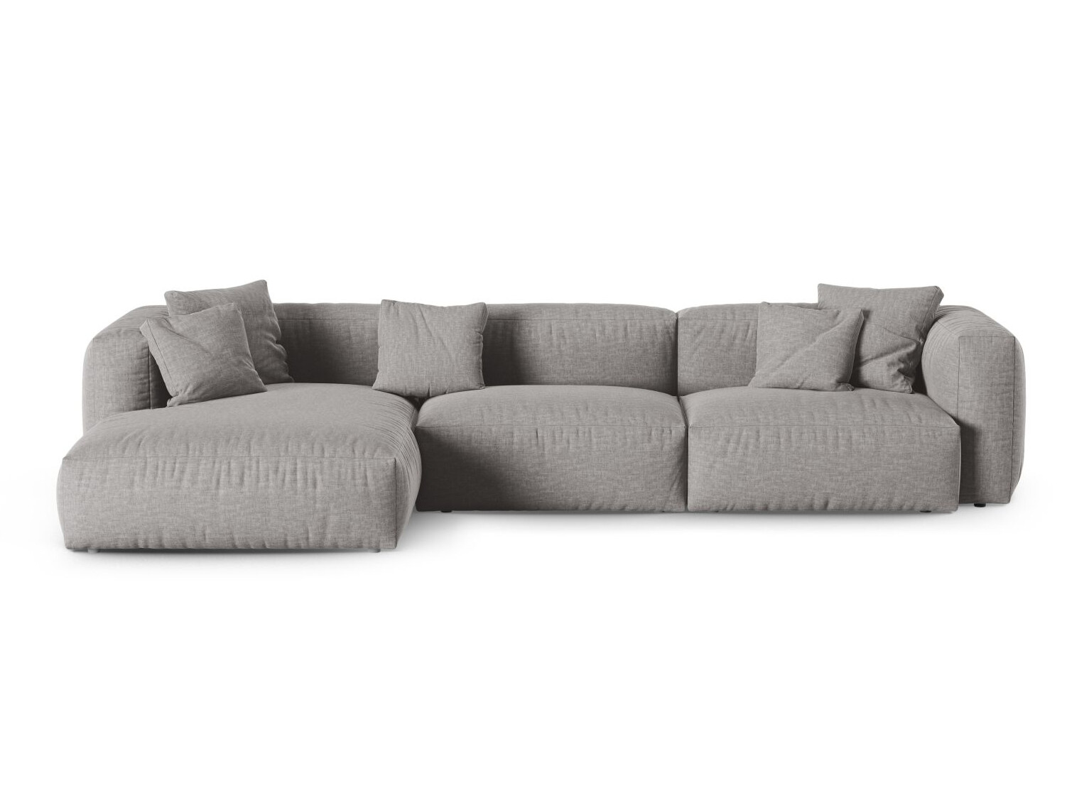Modularna kotna sedežna garnitura Sorcoro 121 (Boston Light Grey)