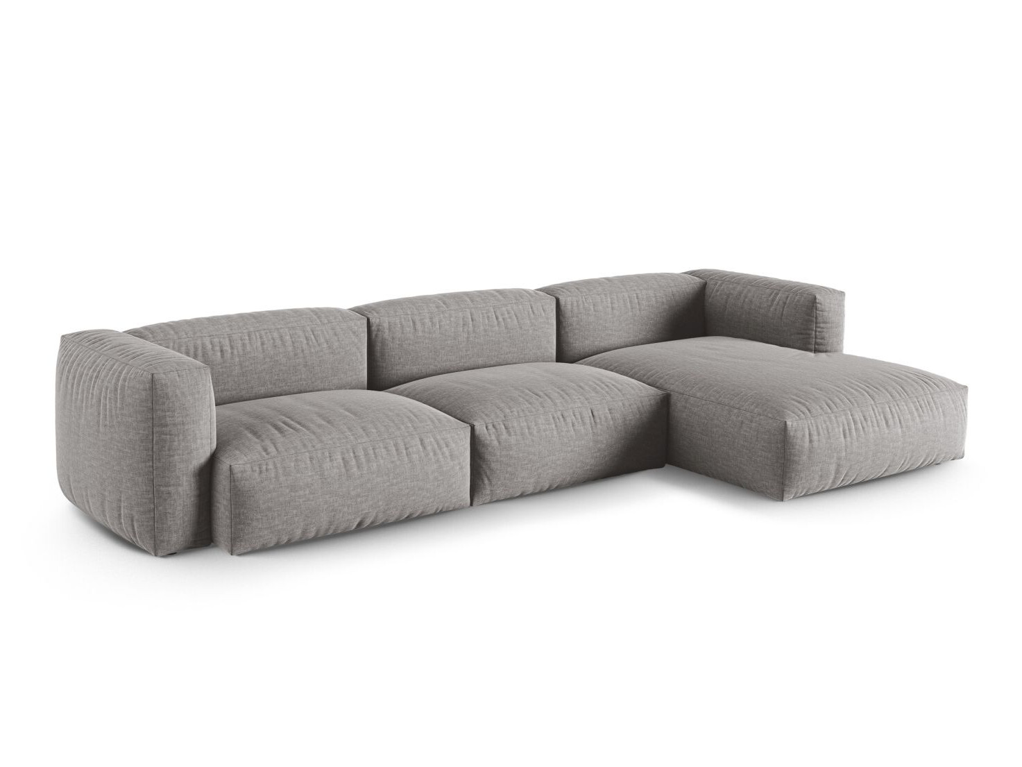 Modularna kotna sedežna garnitura Sorcoro 121 (Boston Light Grey)