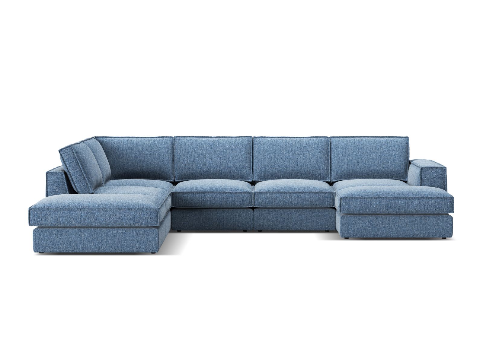 Modularna kotna sedežna garnitura Dalodei 114 (Babel Blue)