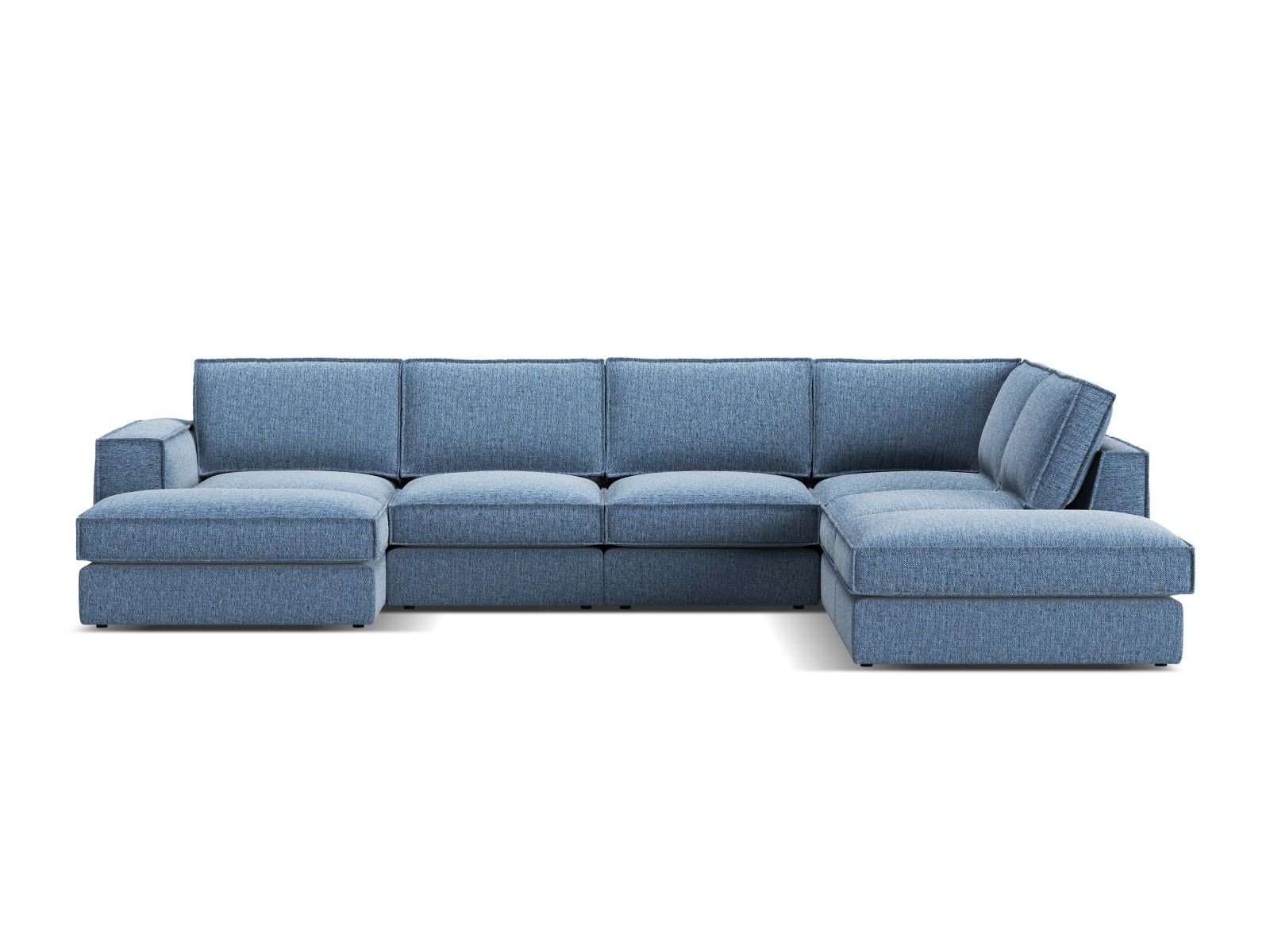 Modularna kotna sedežna garnitura Dalodei 114 (Babel Blue)
