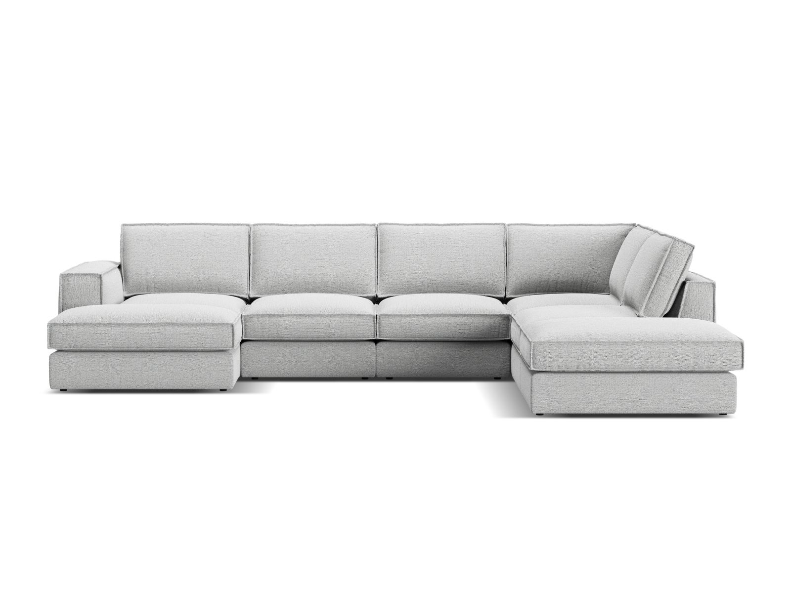 Modularna kotna sedežna garnitura Dalodei 114 (Babel Light grey)