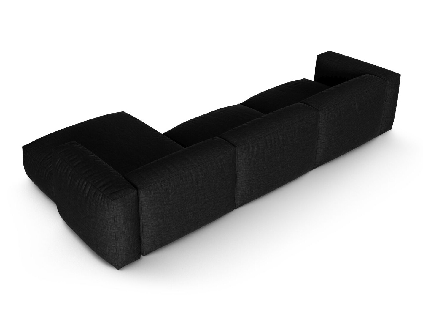 Modularna kotna sedežna garnitura Sorcoro 121 (Boston Black)