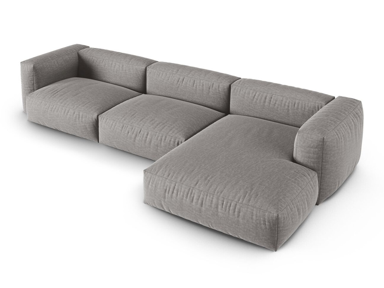 Modularna kotna sedežna garnitura Sorcoro 121 (Boston Light Grey)