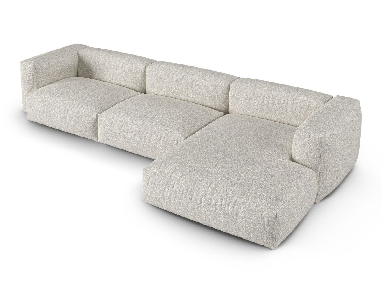 Modularna kotna sedežna garnitura Sorcoro 121 (Monet Pearl)