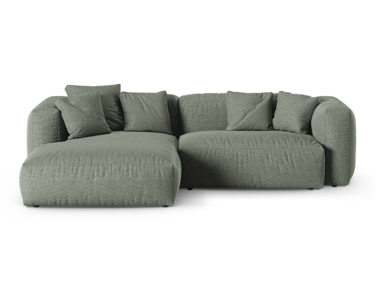 Modularna kotna sedežna garnitura Sorcoro 123 (Boston Water Green)