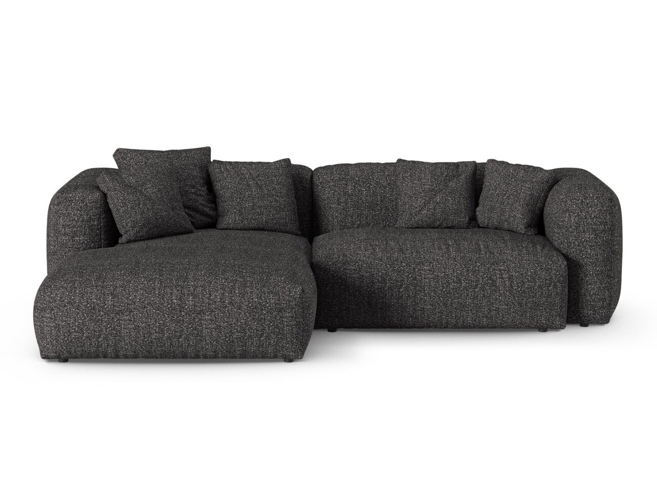 Modularna kotna sedežna garnitura Sorcoro 123 (Monet Anthracite)