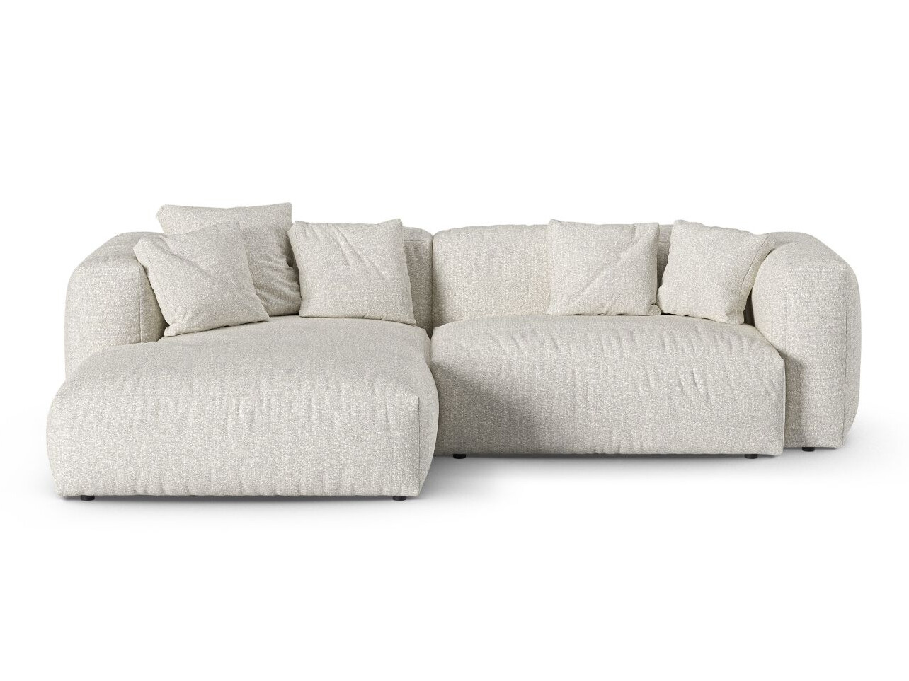 Modularna kotna sedežna garnitura Sorcoro 123 (Monet Pearl)