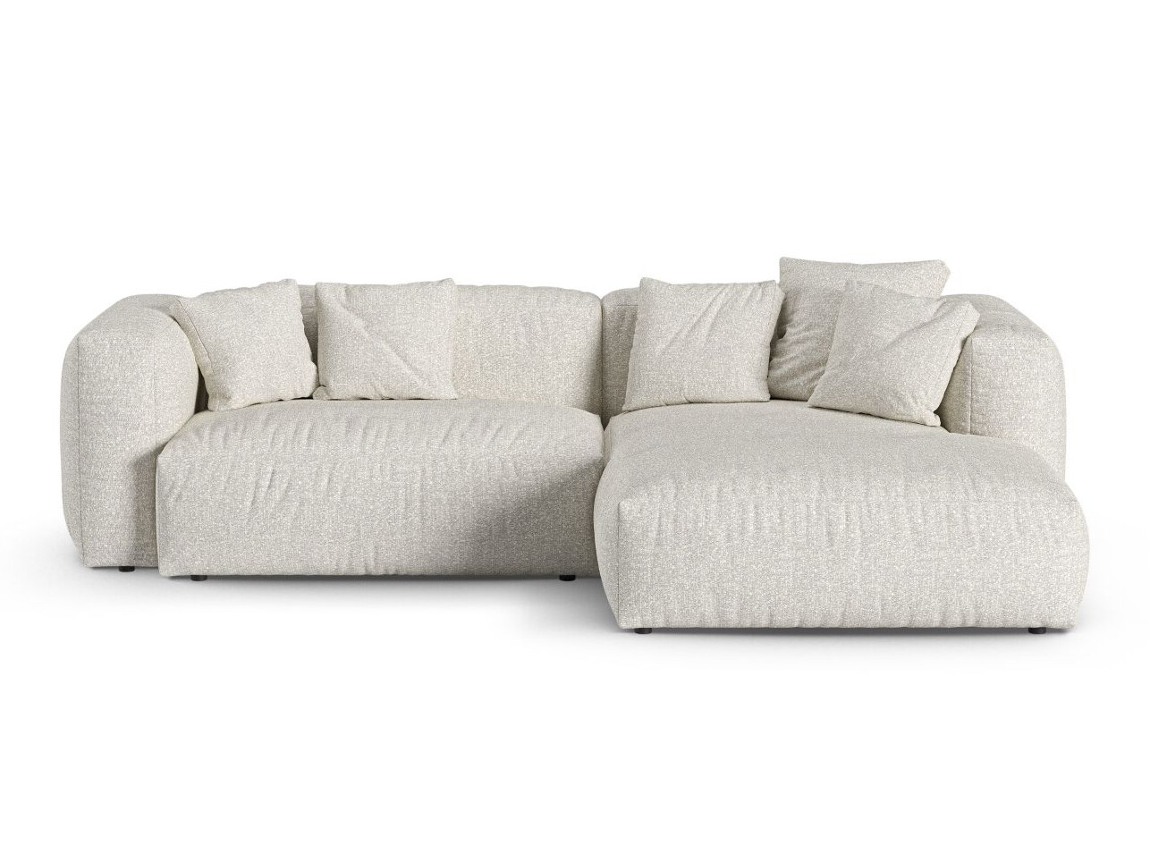 Modularna kotna sedežna garnitura Sorcoro 123 (Monet Pearl)