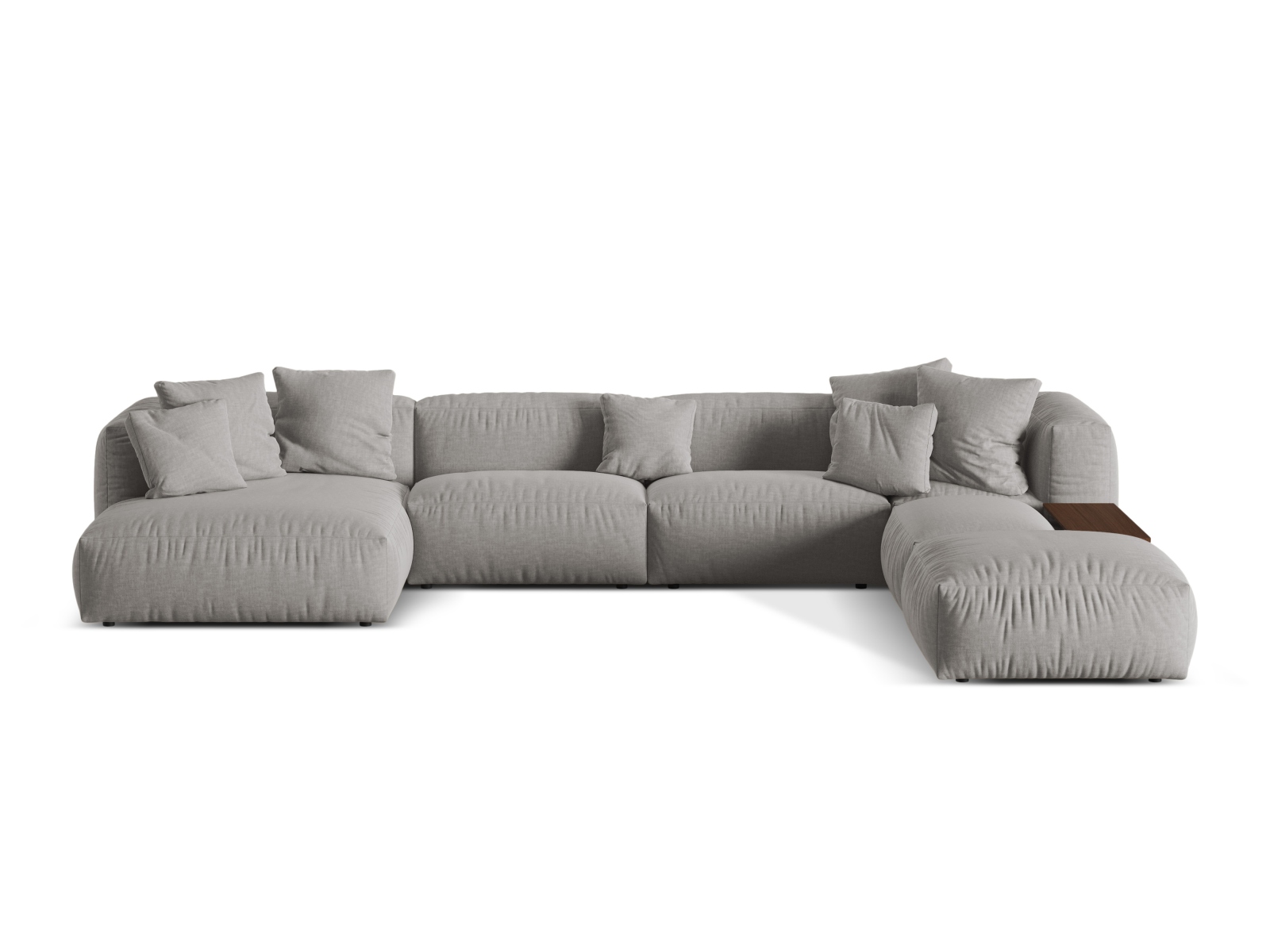 Modularna kotna sedežna garnitura Sorcoro 124 (Boston Light Grey)