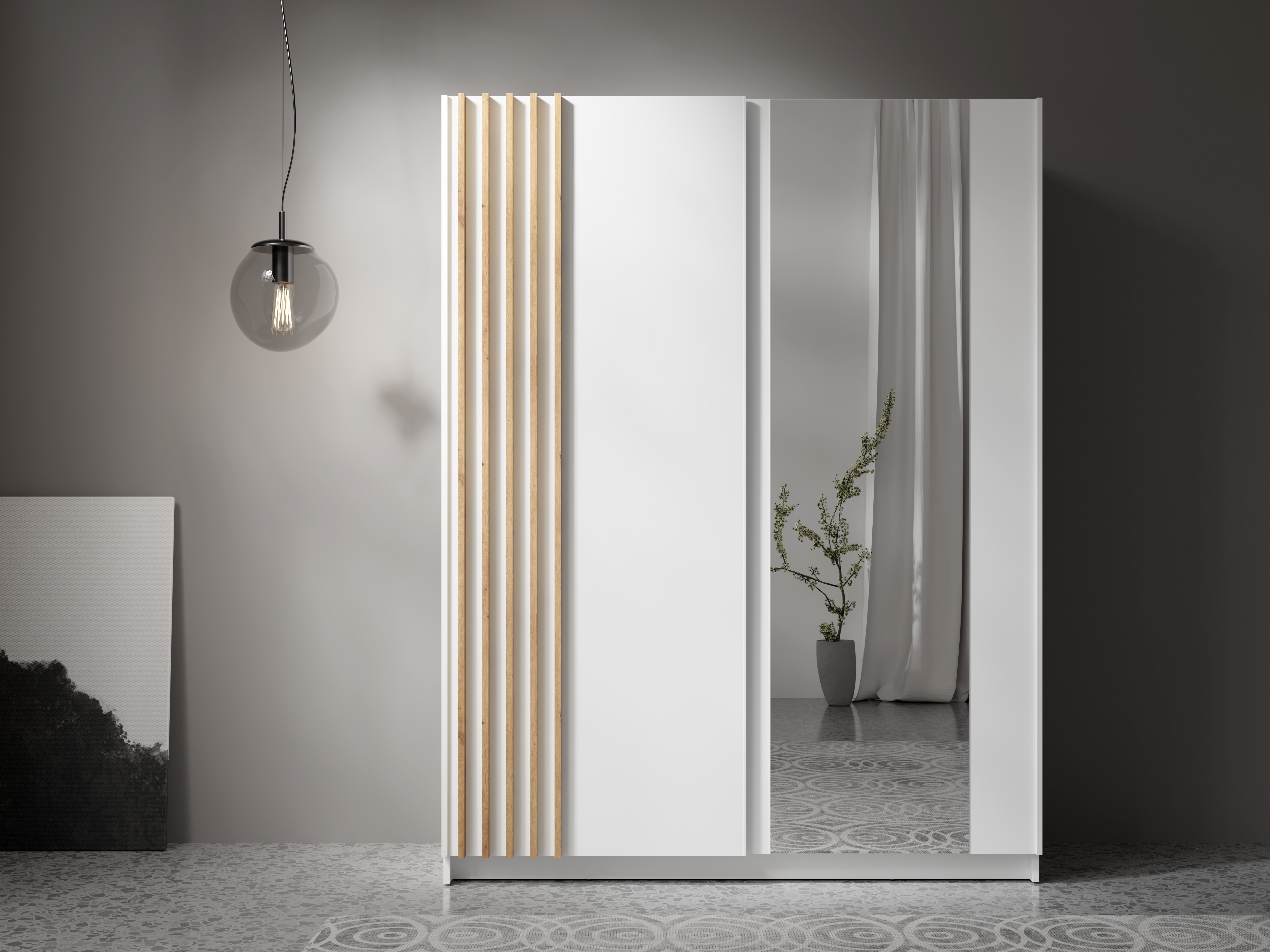 Garderobna omara Baytown 117 (Bela)