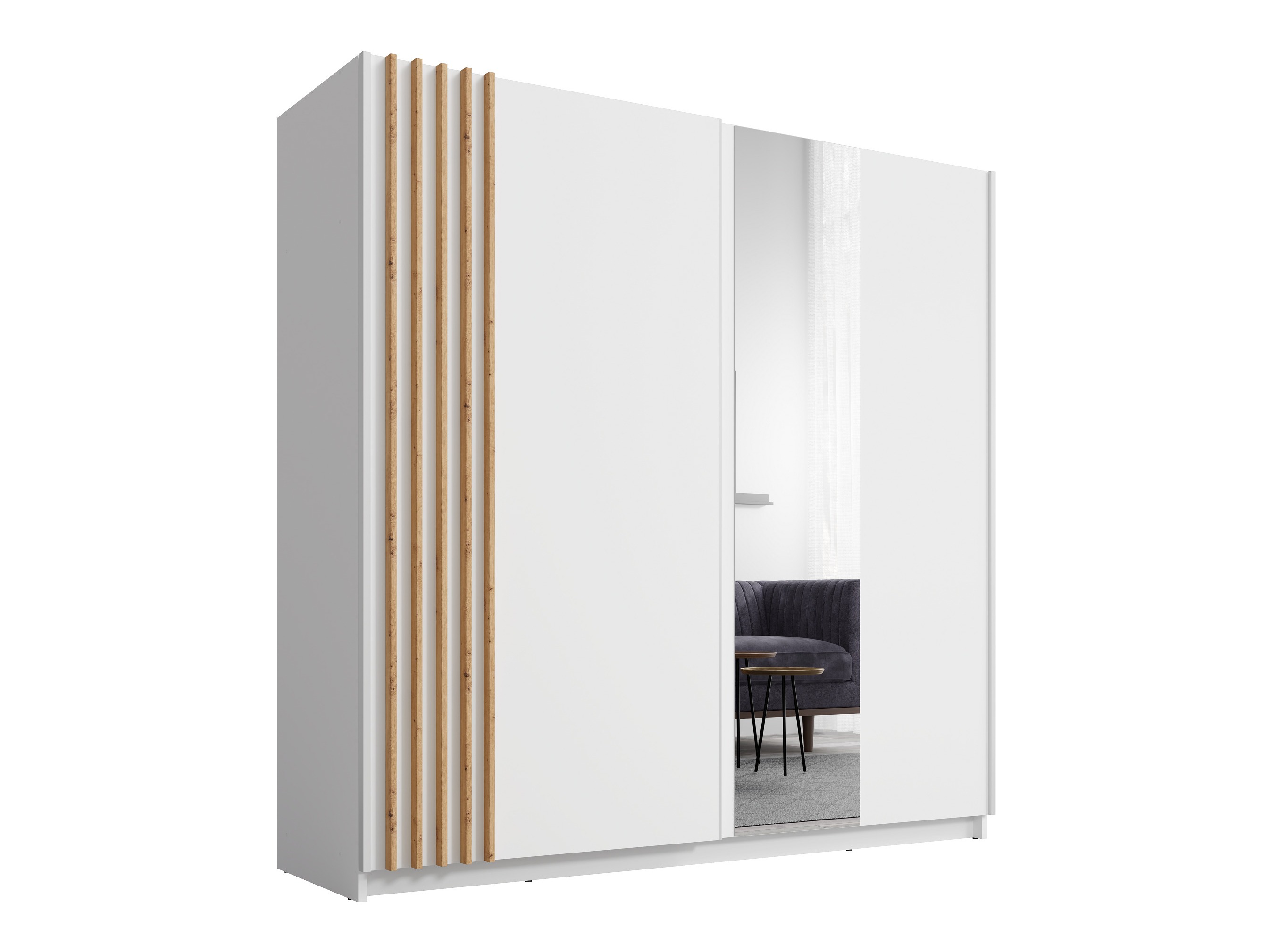Garderobna omara Baytown 118 (Bela)