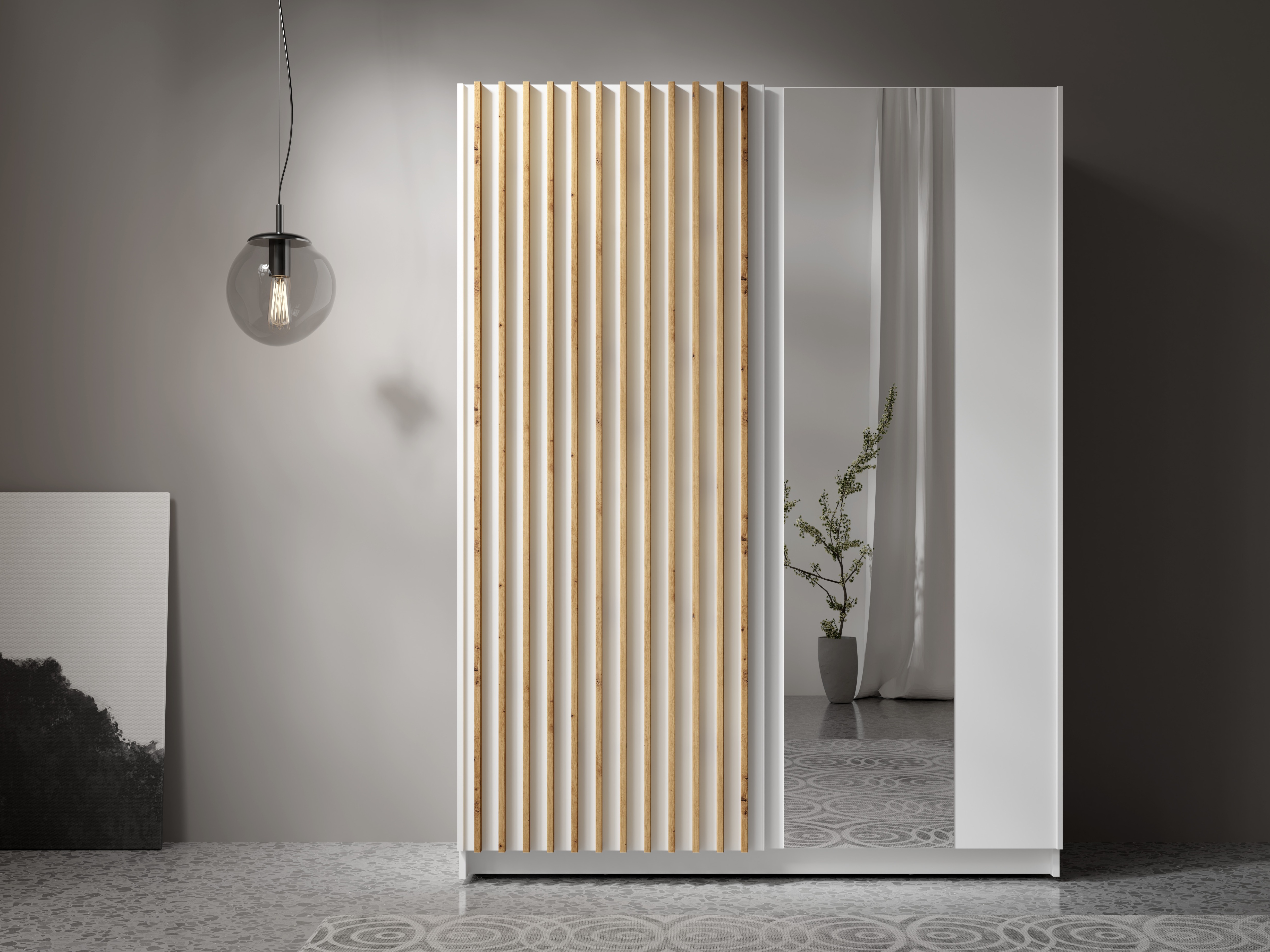 Garderobna omara Baytown 121 (Bela)