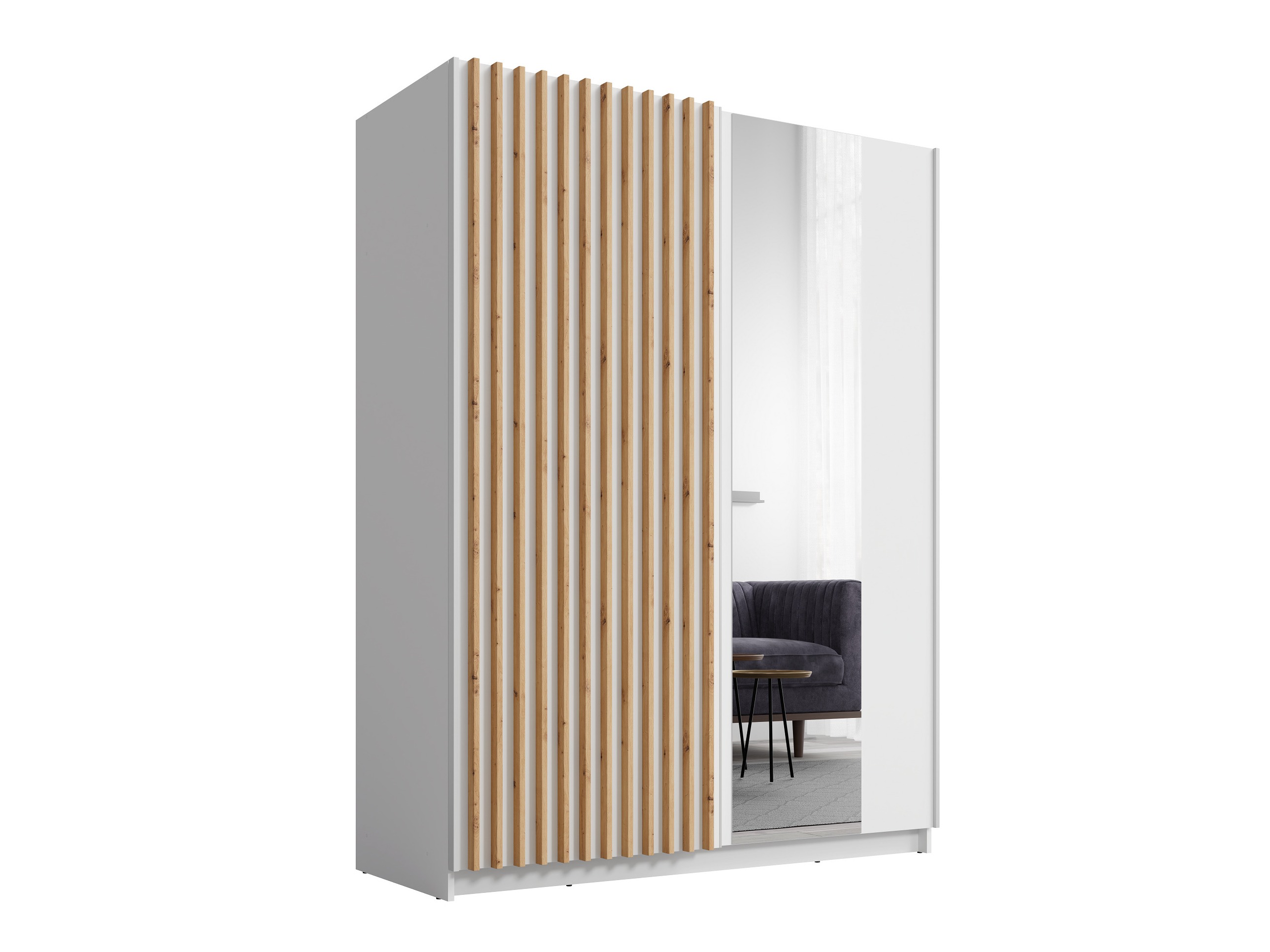 Garderobna omara Baytown 121 (Bela)