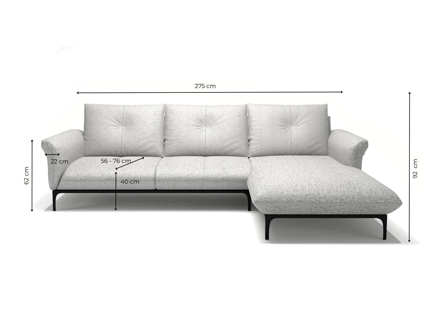 Kotna garnitura Bronx 139 (Desno)