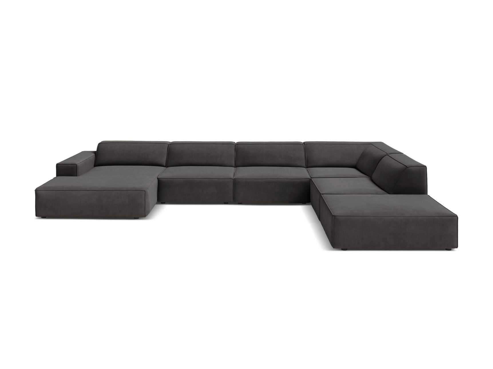 Modularna kotna sedežna garnitura Lomcalu 123 (Bluvel 14)