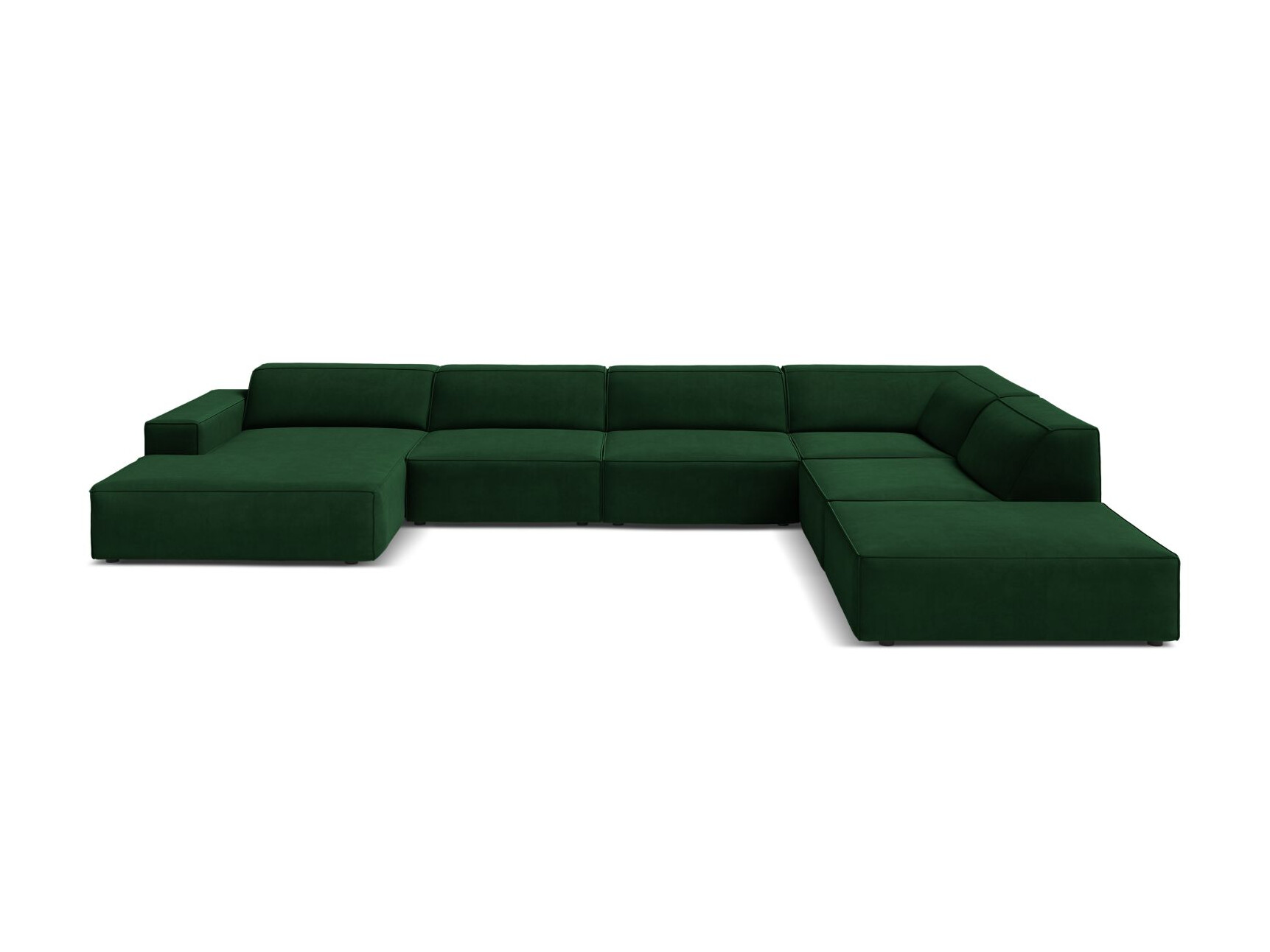 Modularna kotna sedežna garnitura Lomcalu 123 (Bluvel 78)
