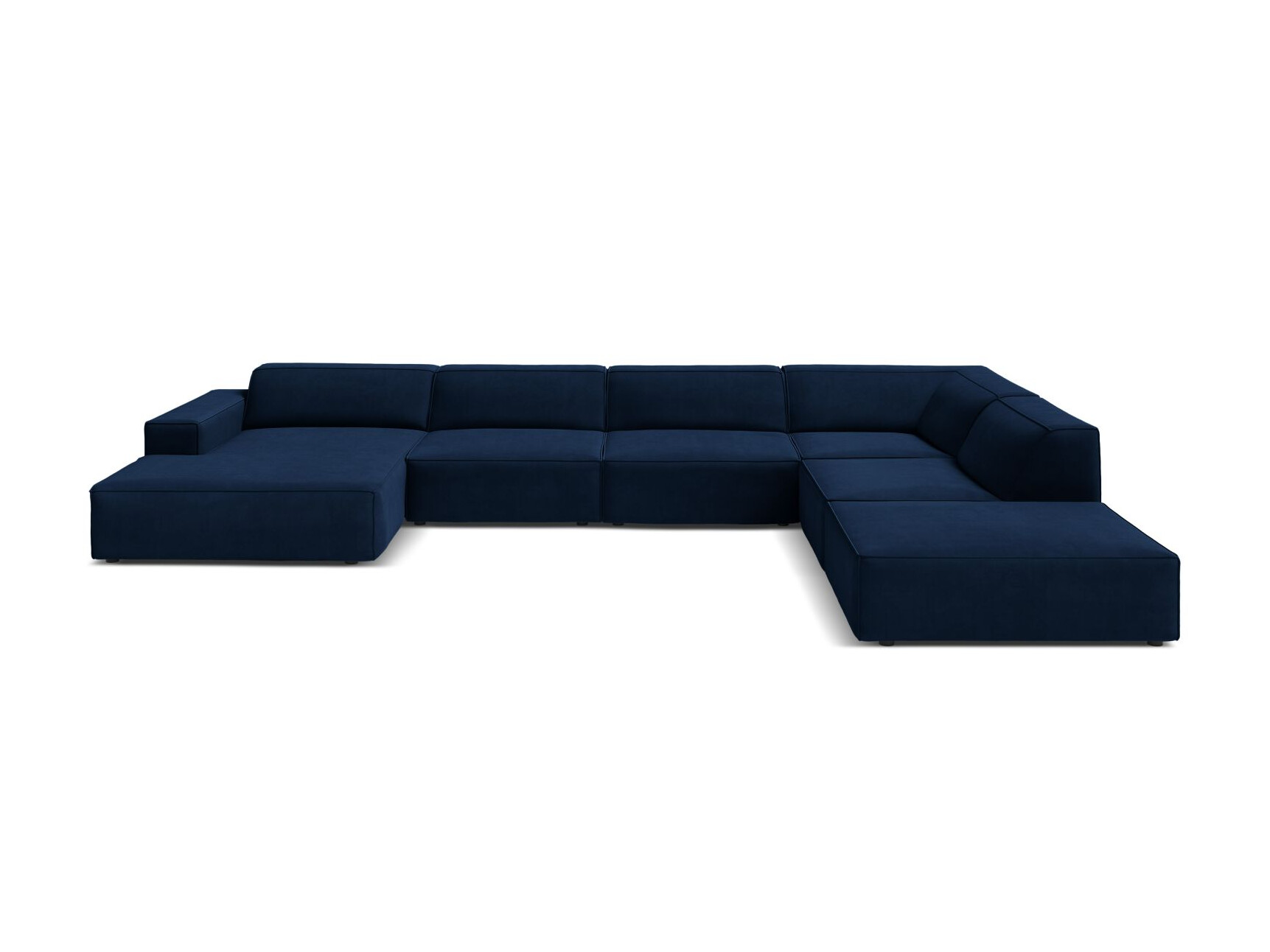 Modularna kotna sedežna garnitura Lomcalu 123 (Bluvel 86)