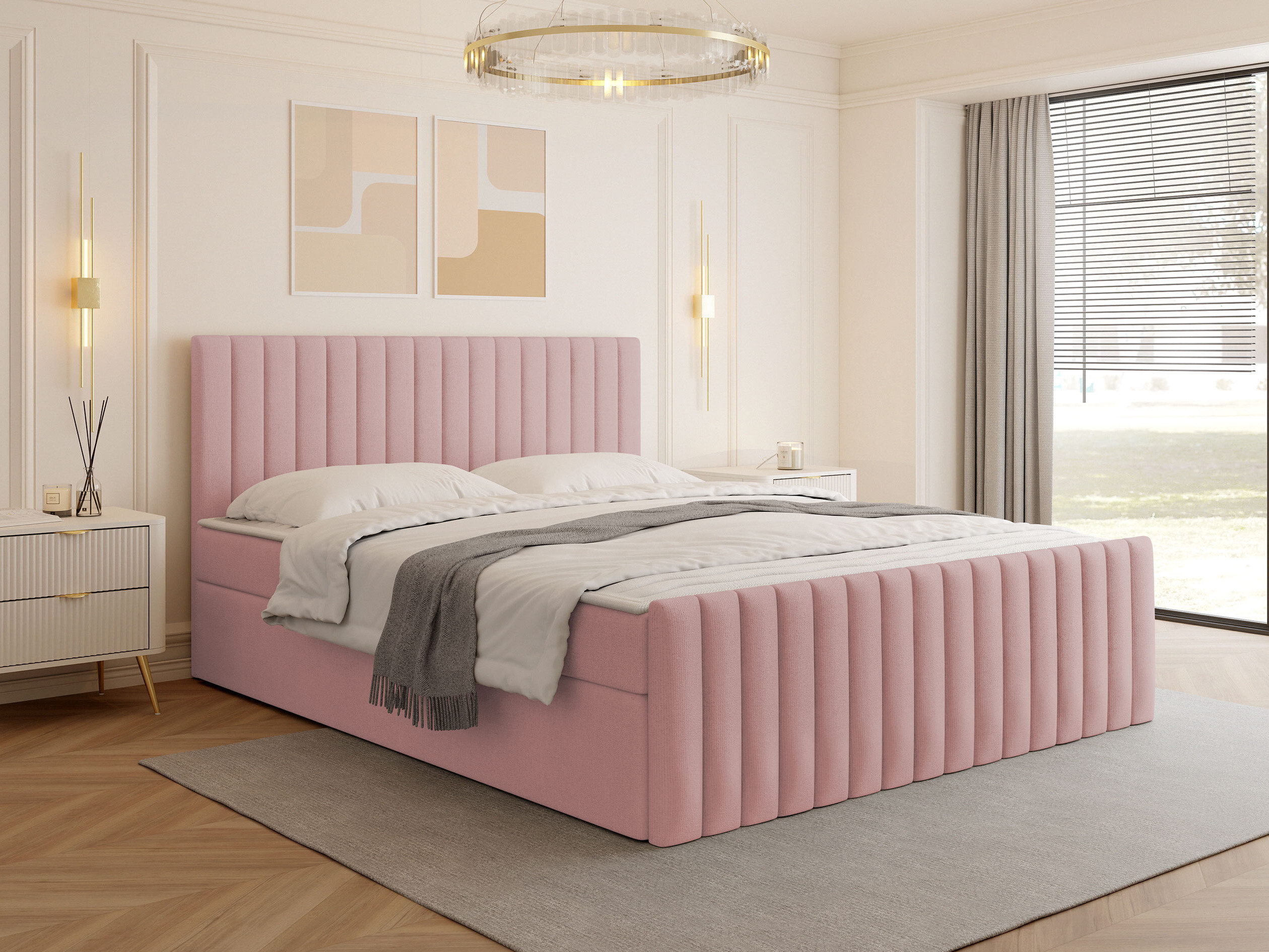 Boxspring postelja Comfivo Apis II (Polo 882)